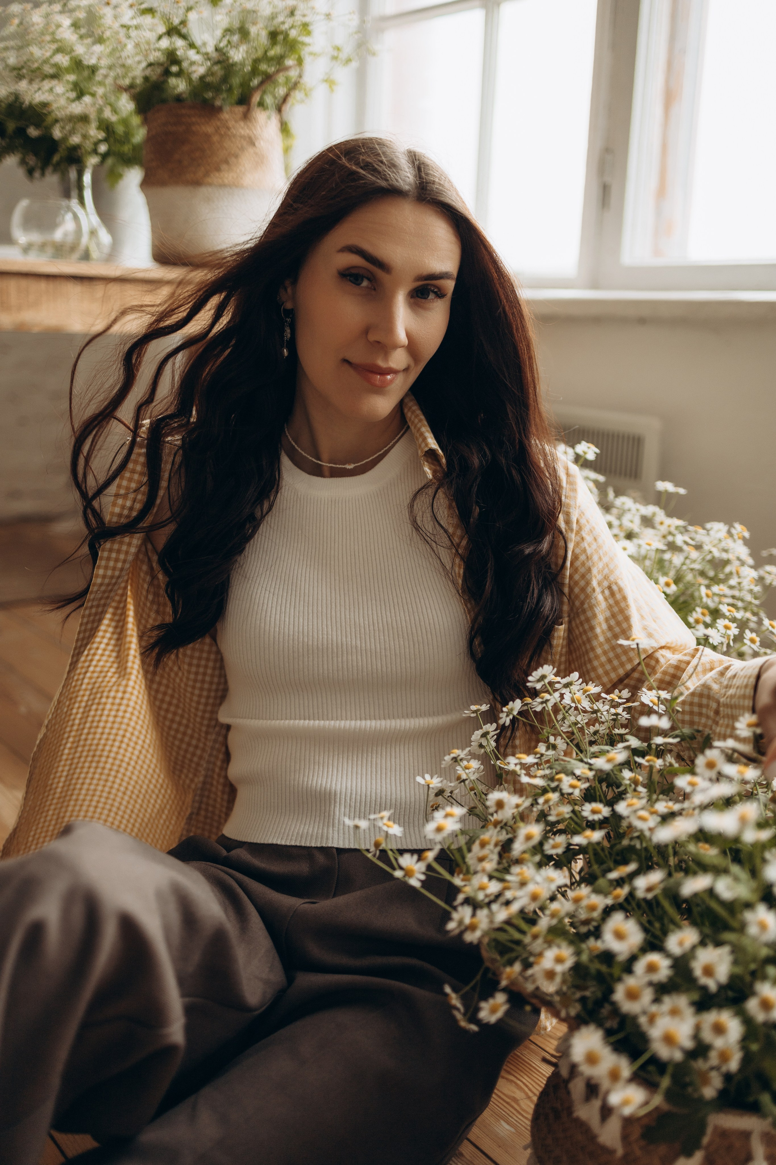 Вика ромашки. Самый теплый фотограф в Краснодаре Рябоконь Ксения