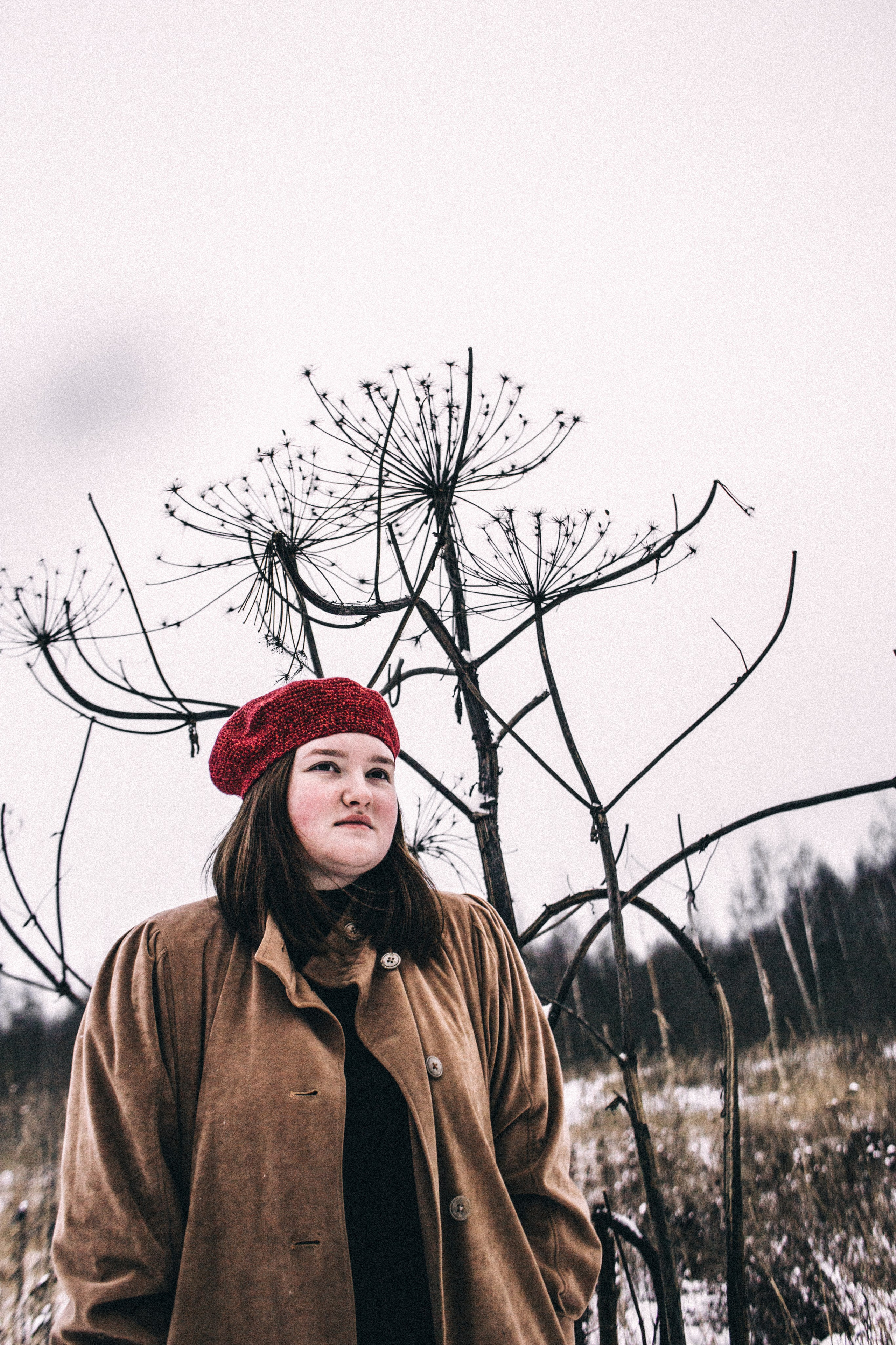 Олеся. Зимнее поле. Фотограф в Нижнем Новгороде