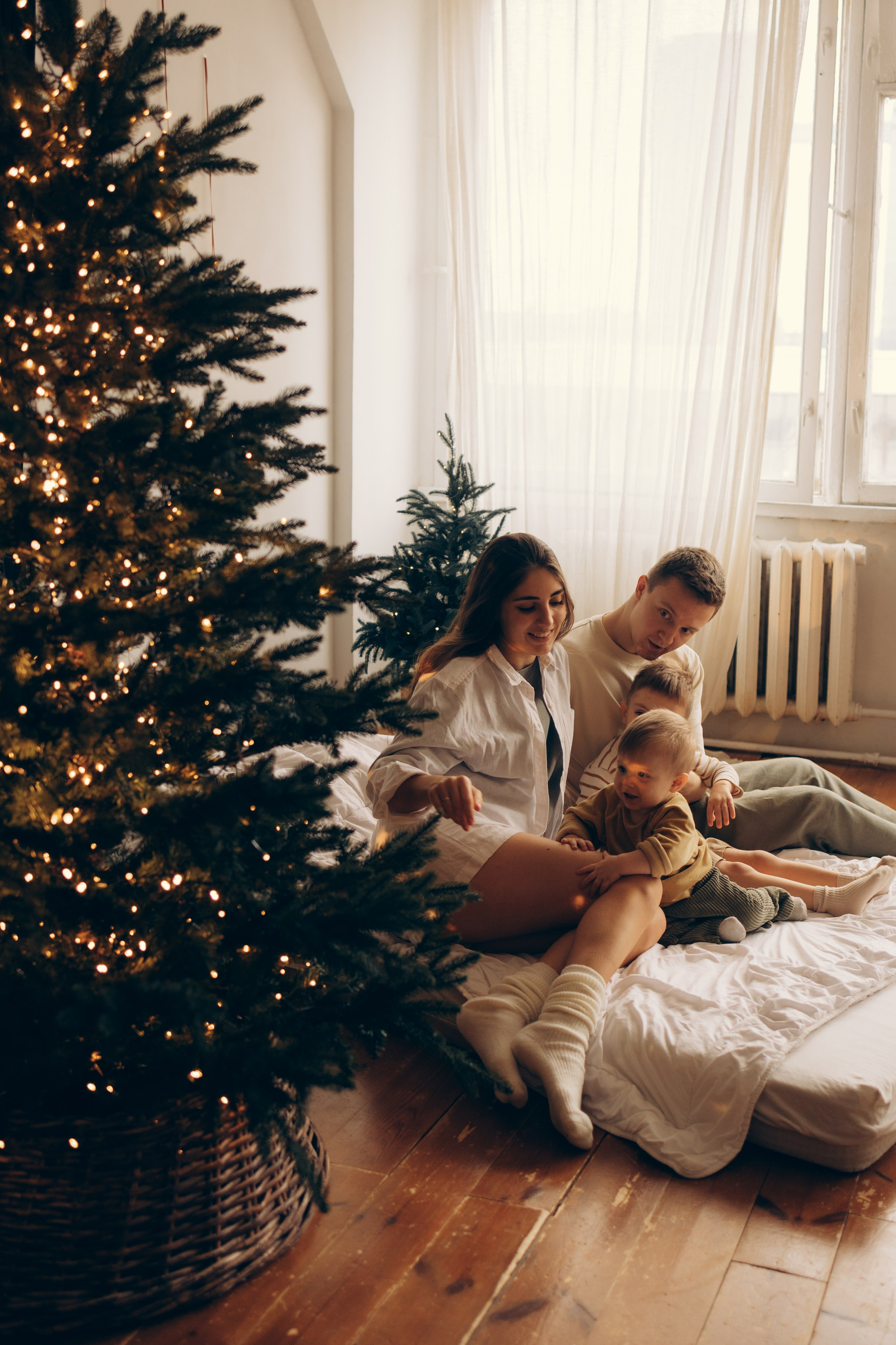 Семейный новый год. Семейный фотограф Москва Наталия Осьмакова