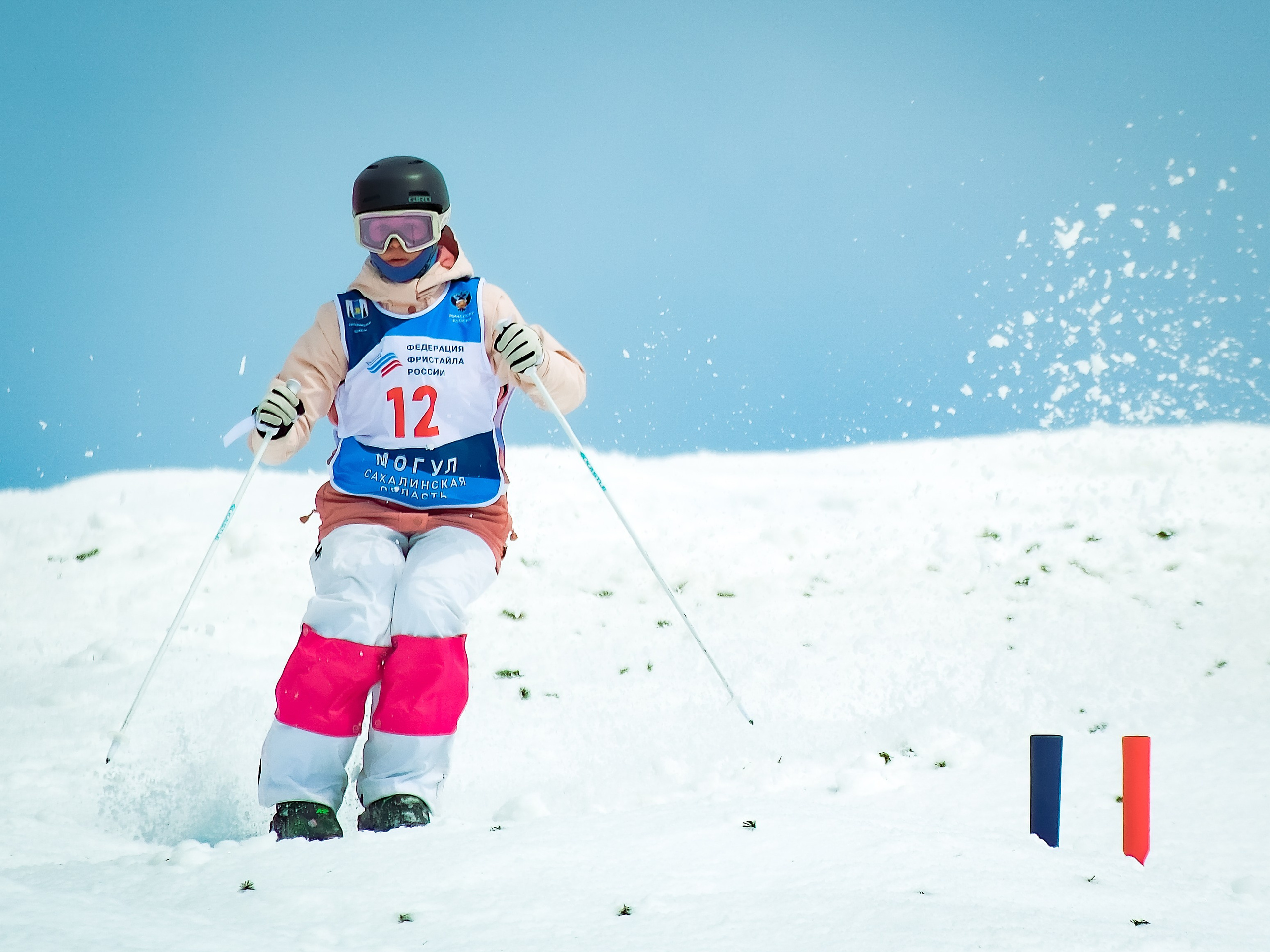 Могул. Чемпионат России. Фотограф. г. Южно-Сахалинск. Олег Толстов