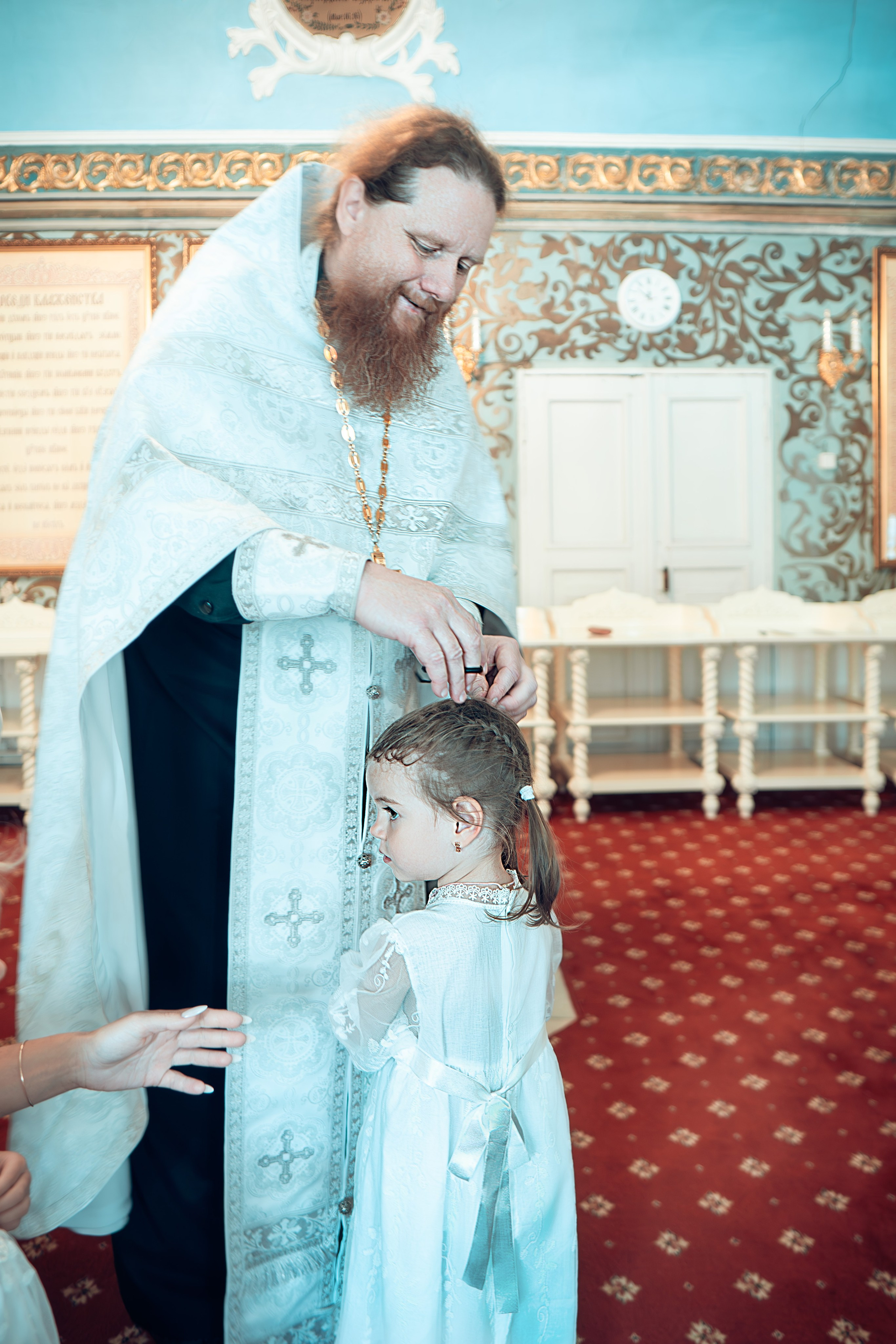 Таинство Крещения Евы и Софии