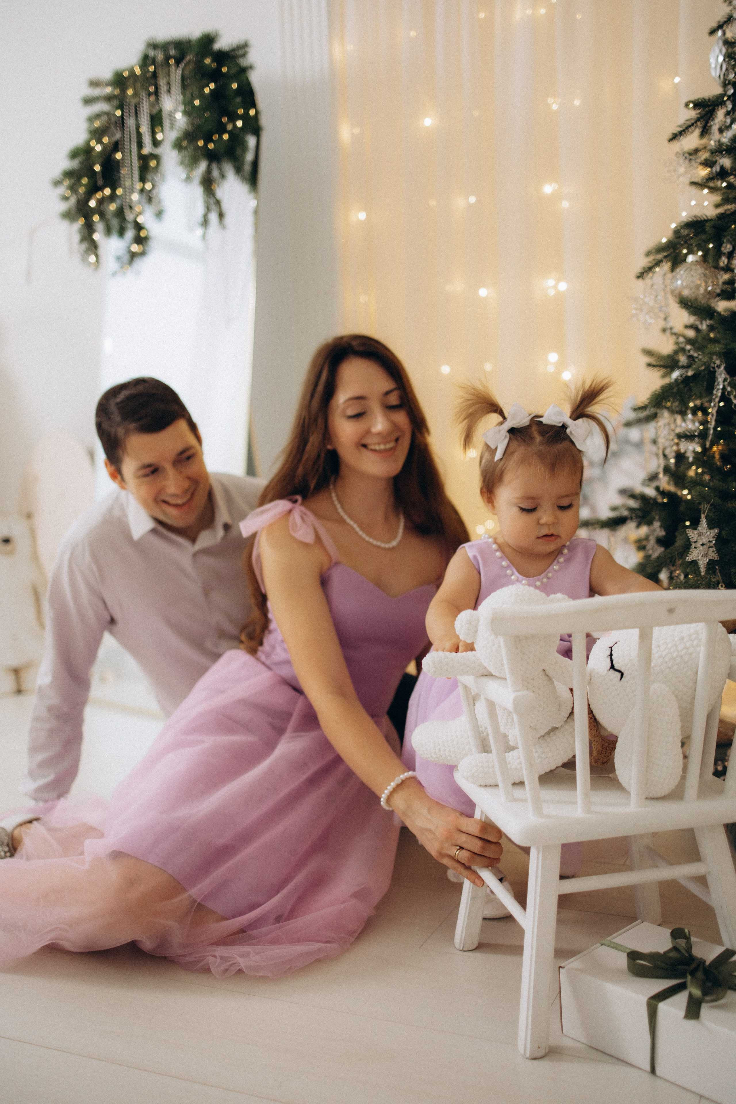 Новый год маленькой Анечки. Семейный фотограф в Москве Анастасия Шалда