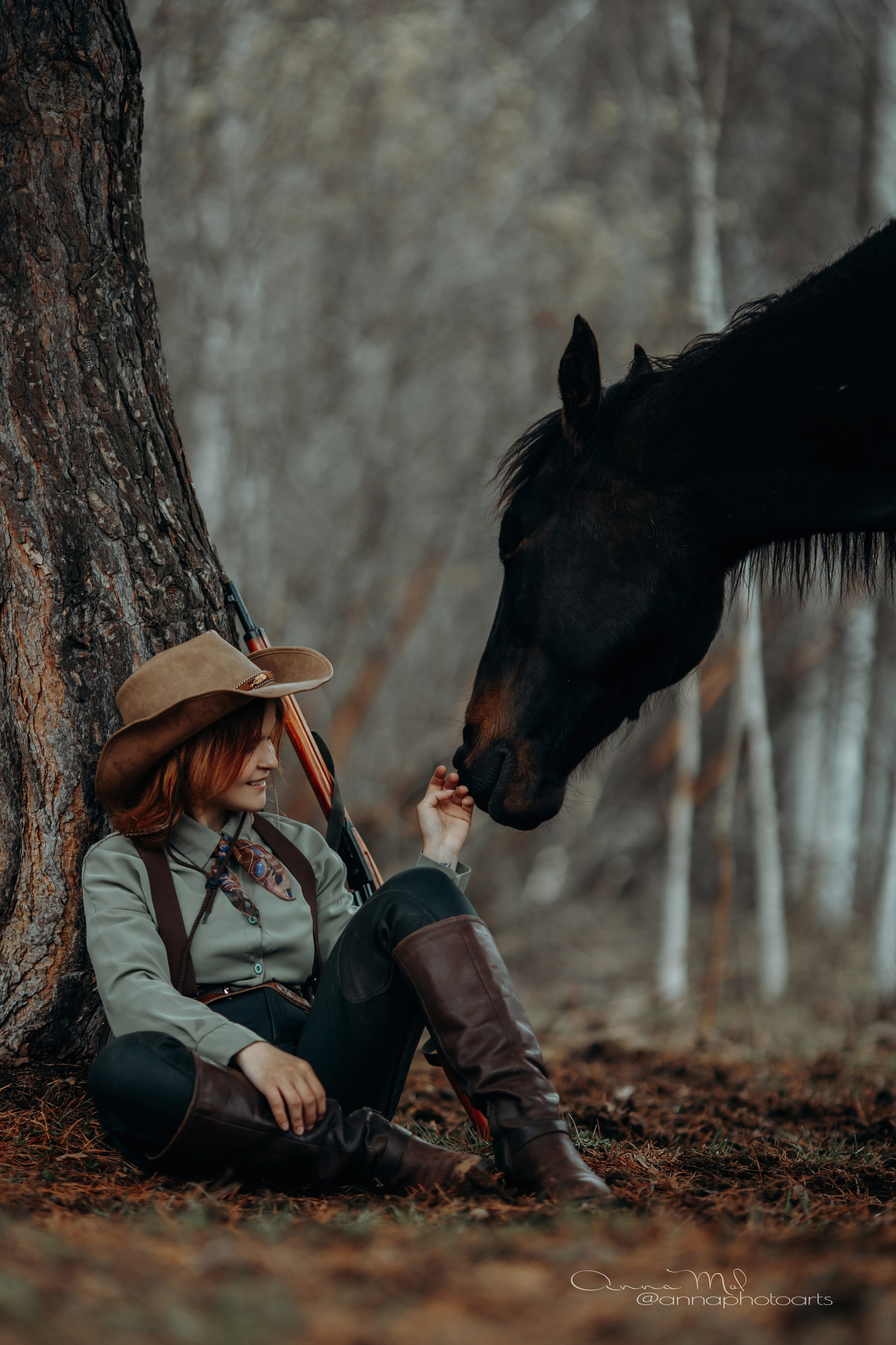 По мотивам любимой игры / РДР2. Анна Молчанова конный фотограф в Тюмени | фотосессии с лошадьми Тюмень