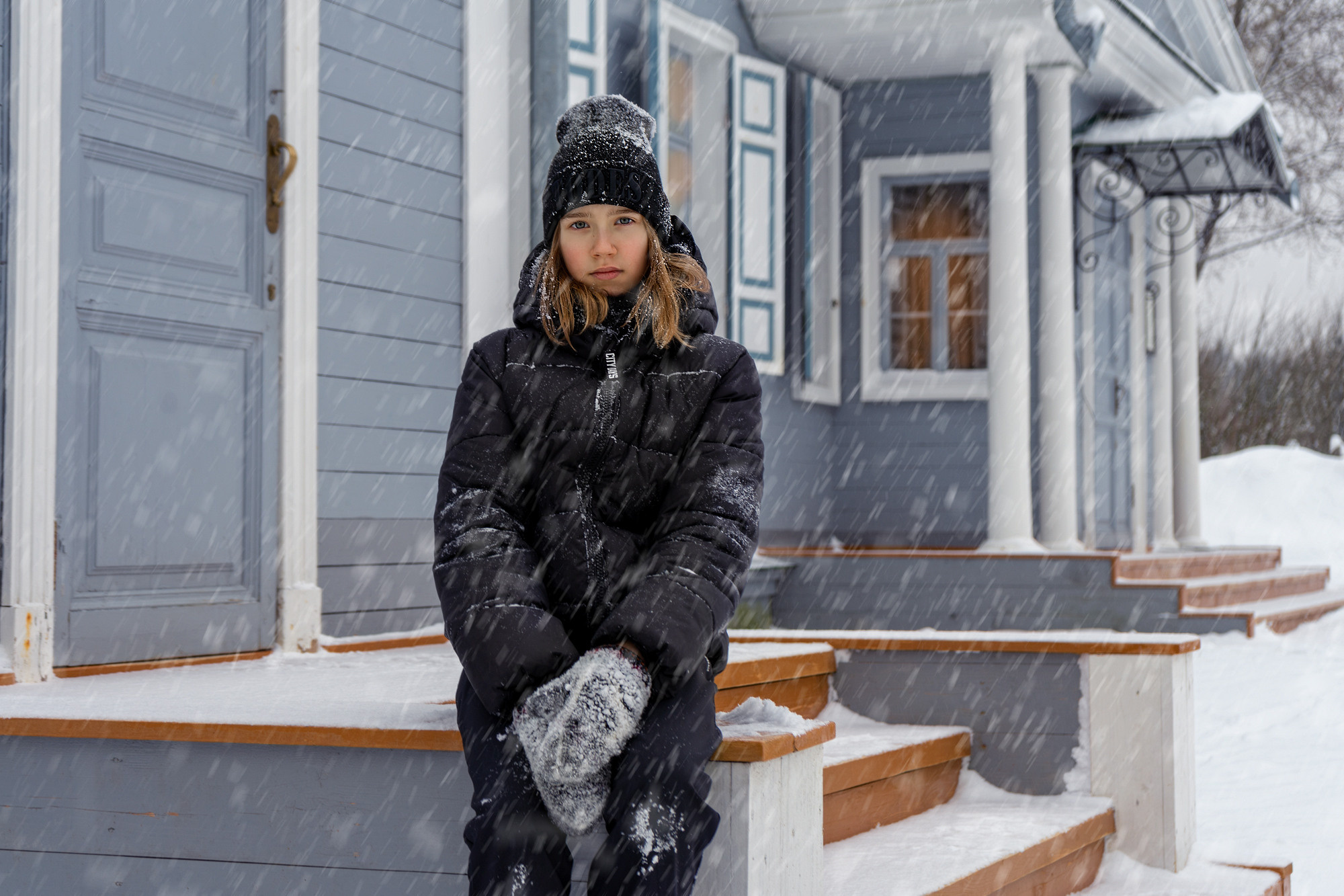 Зима в Шахматова. Семейный и детский фотограф