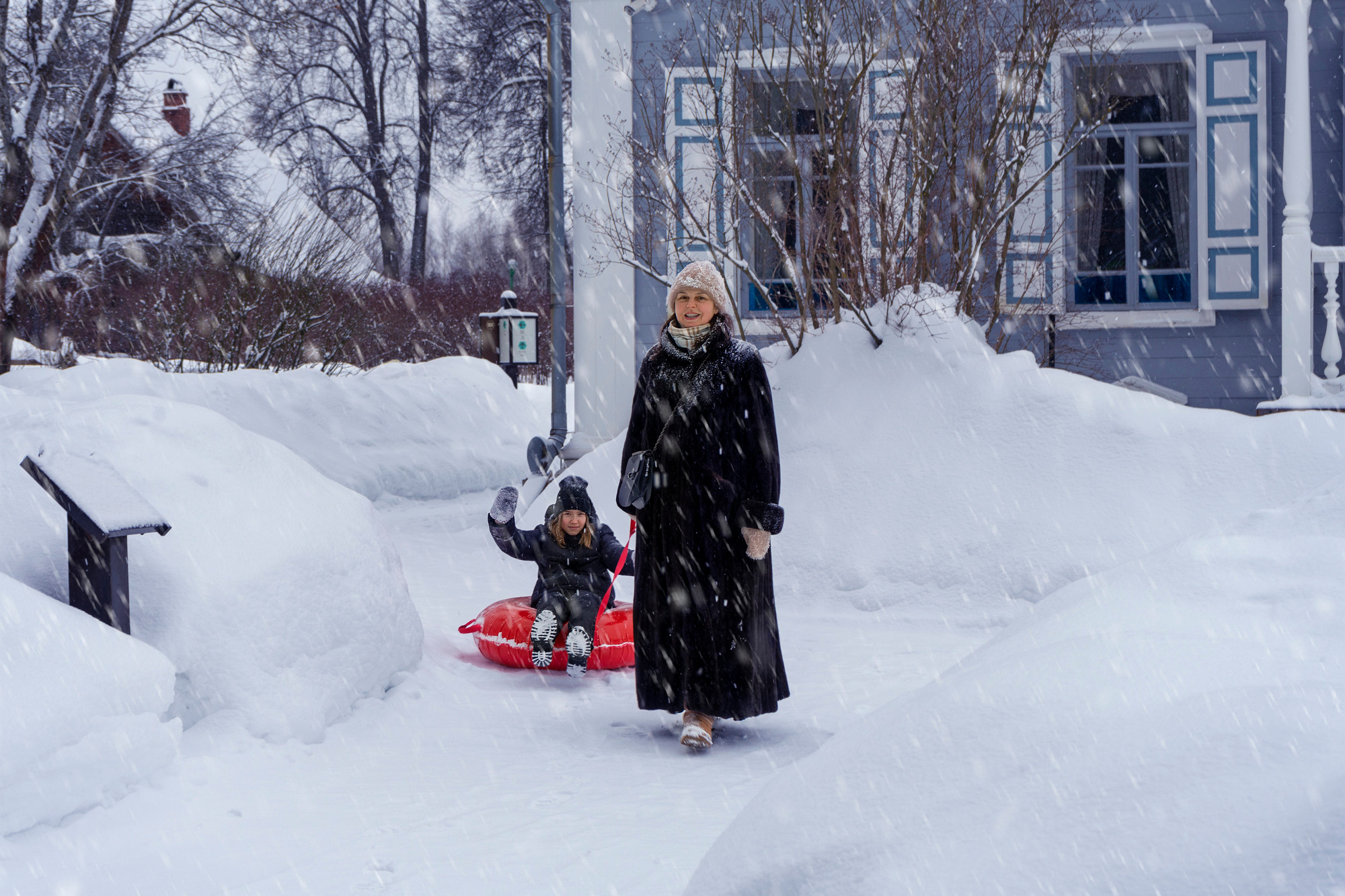 Зима в Шахматова. Семейный и детский фотограф