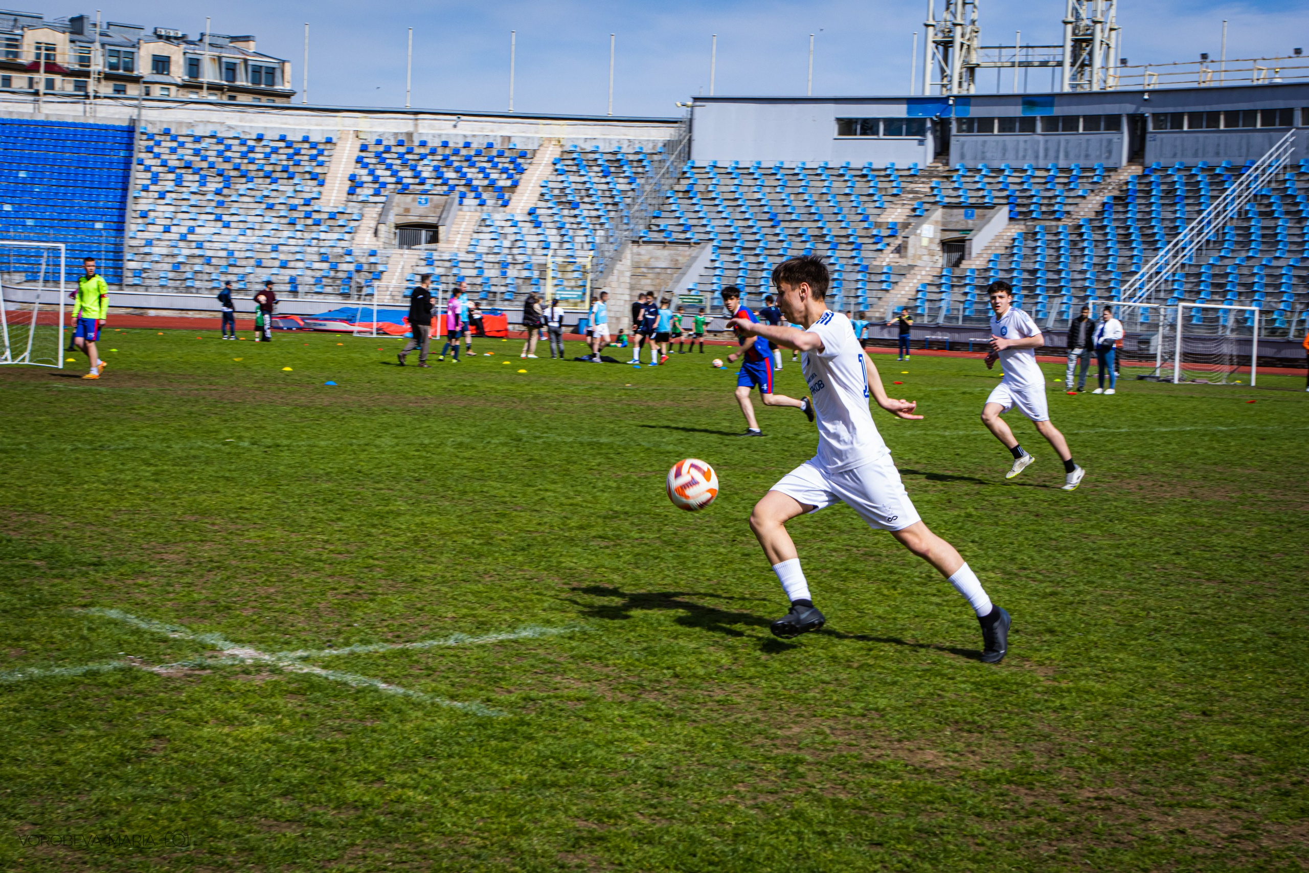 XI Ежегодный турнир по футболу «Юный Зенитовец». Фотограф ювелирных украшений в Санкт-Петербурге Воробьева Мария