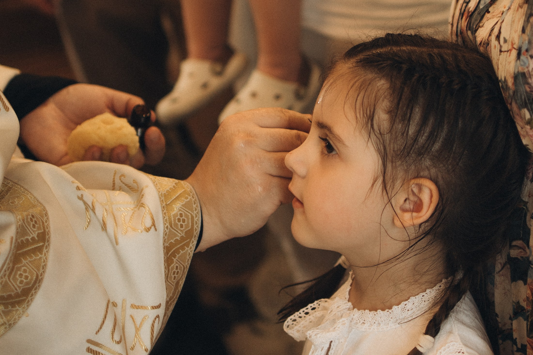 Таинство крещения. Семейный фотограф Москва и МО
