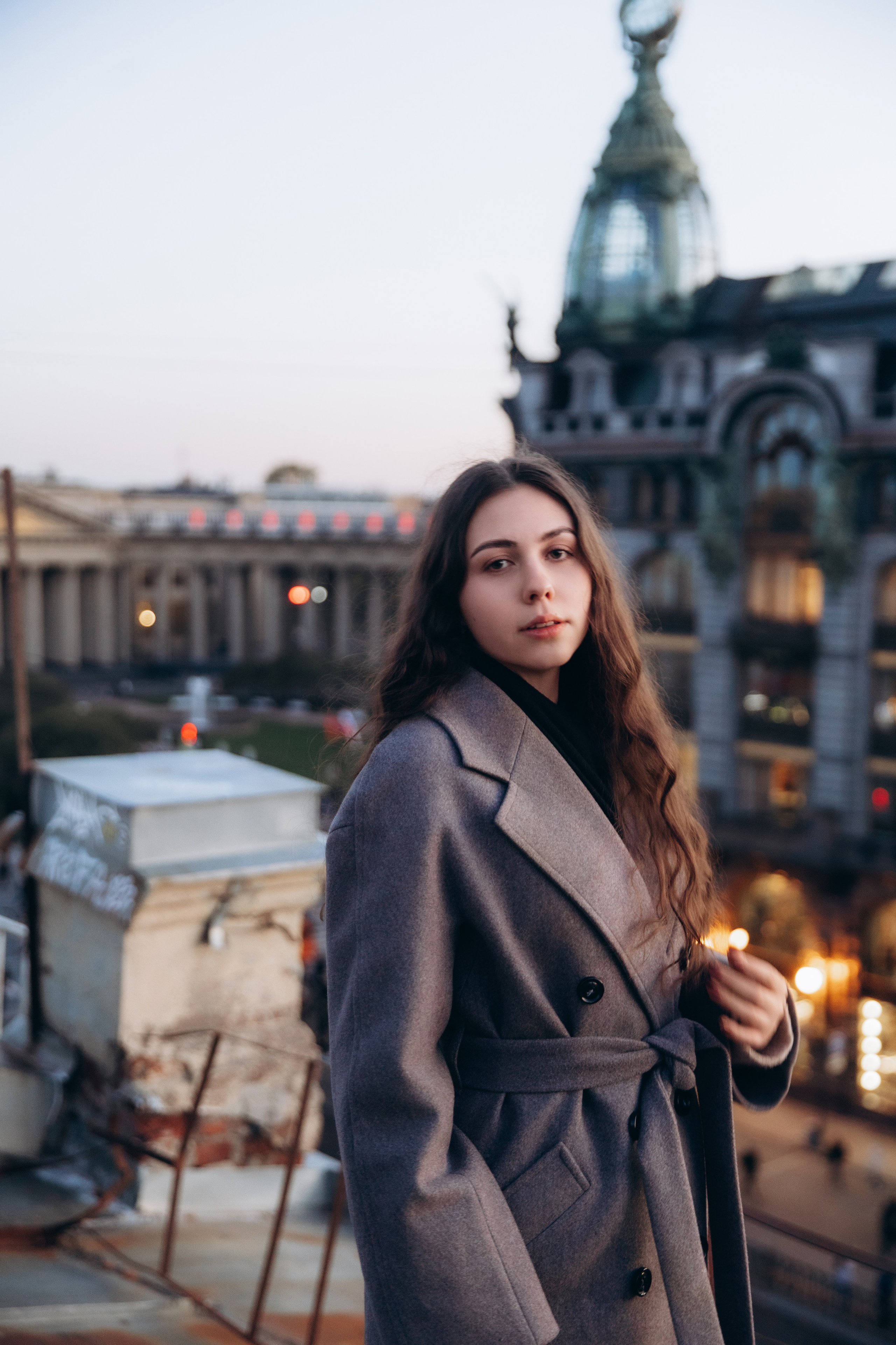 Фотосессия на крыше. Фотограф в Санкт-Петербурге Разиля Идиятуллина