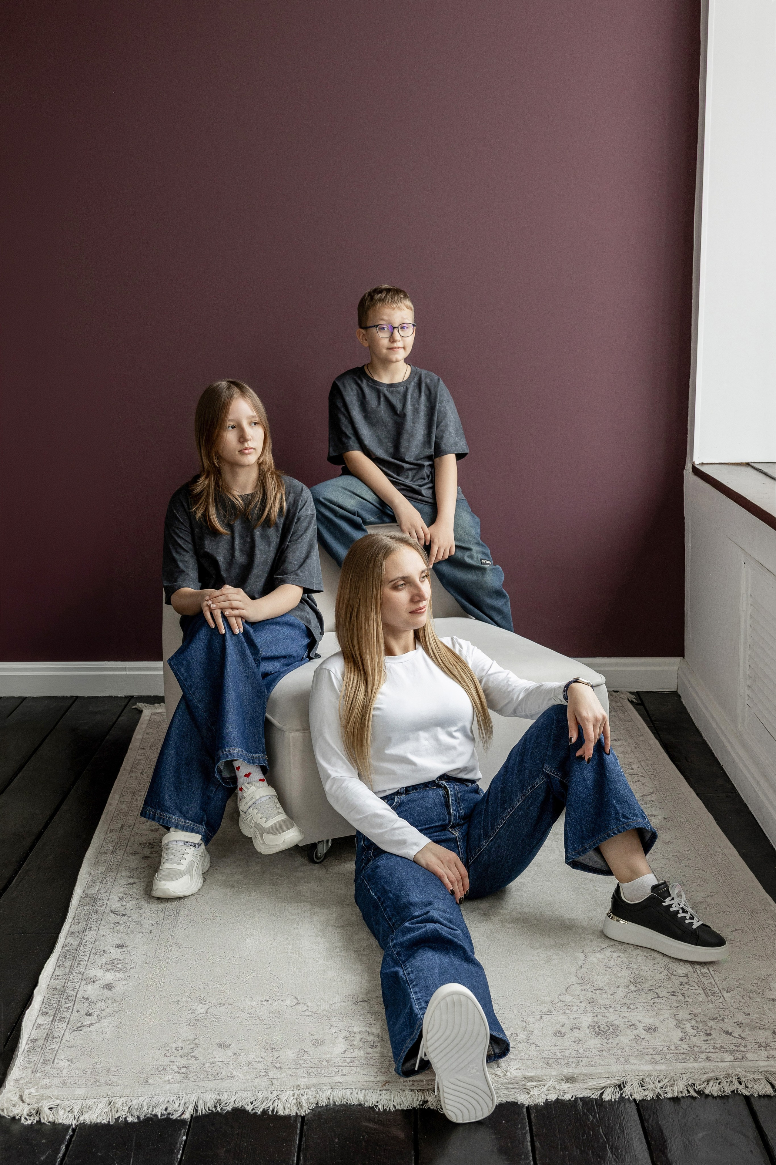 Мама и дети. Фотограф Екатерина Голицына