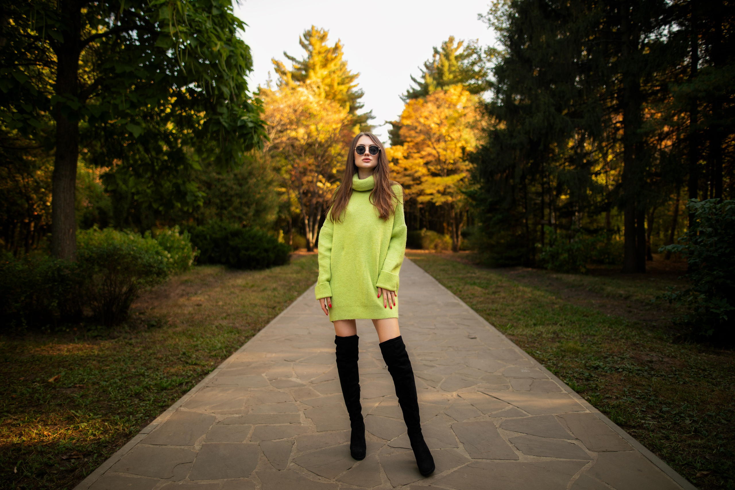 Осенняя съемка с Анастасией в парке в формате для «себя»