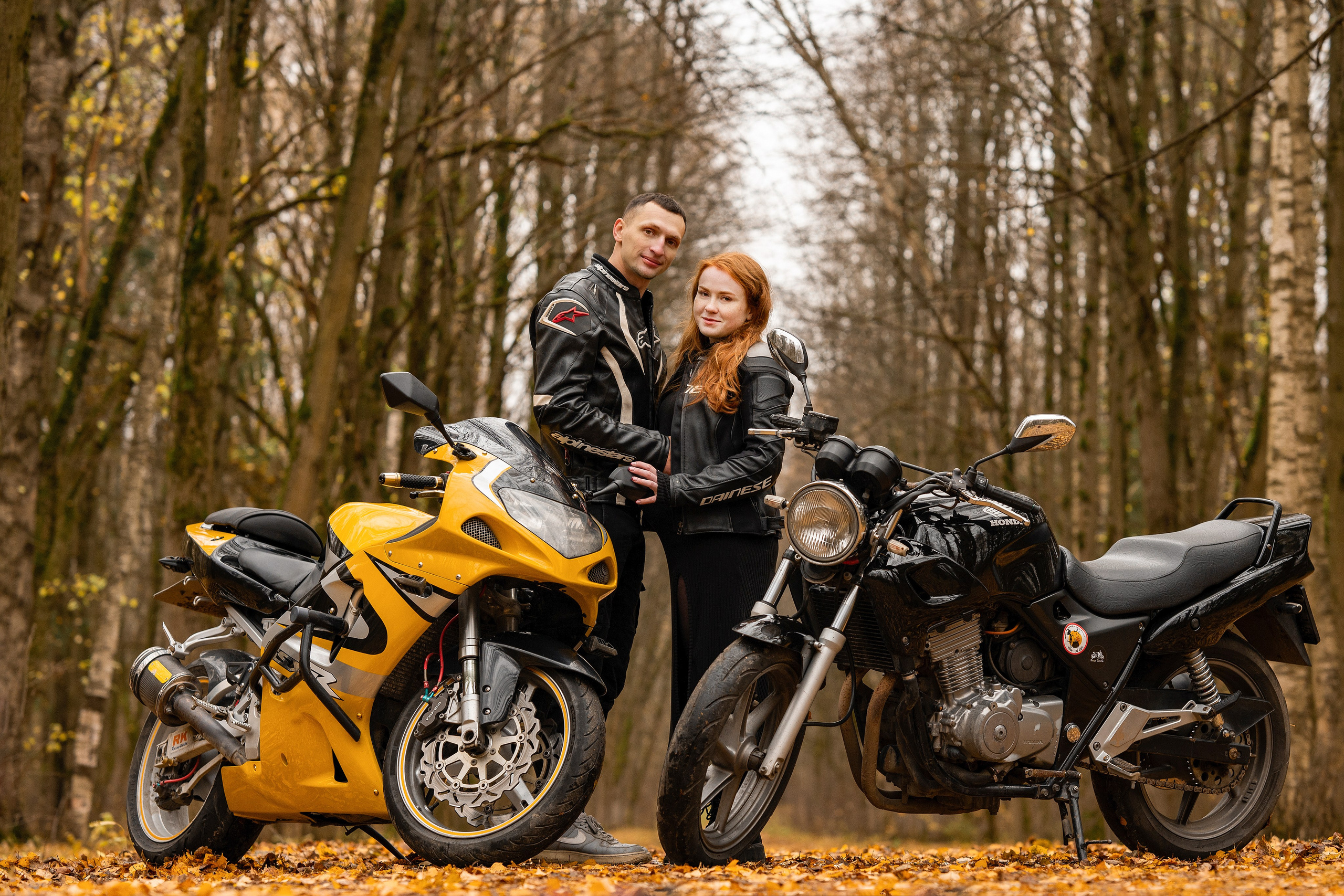 Мото-семья в ожидании. Творческий фотограф Вологда