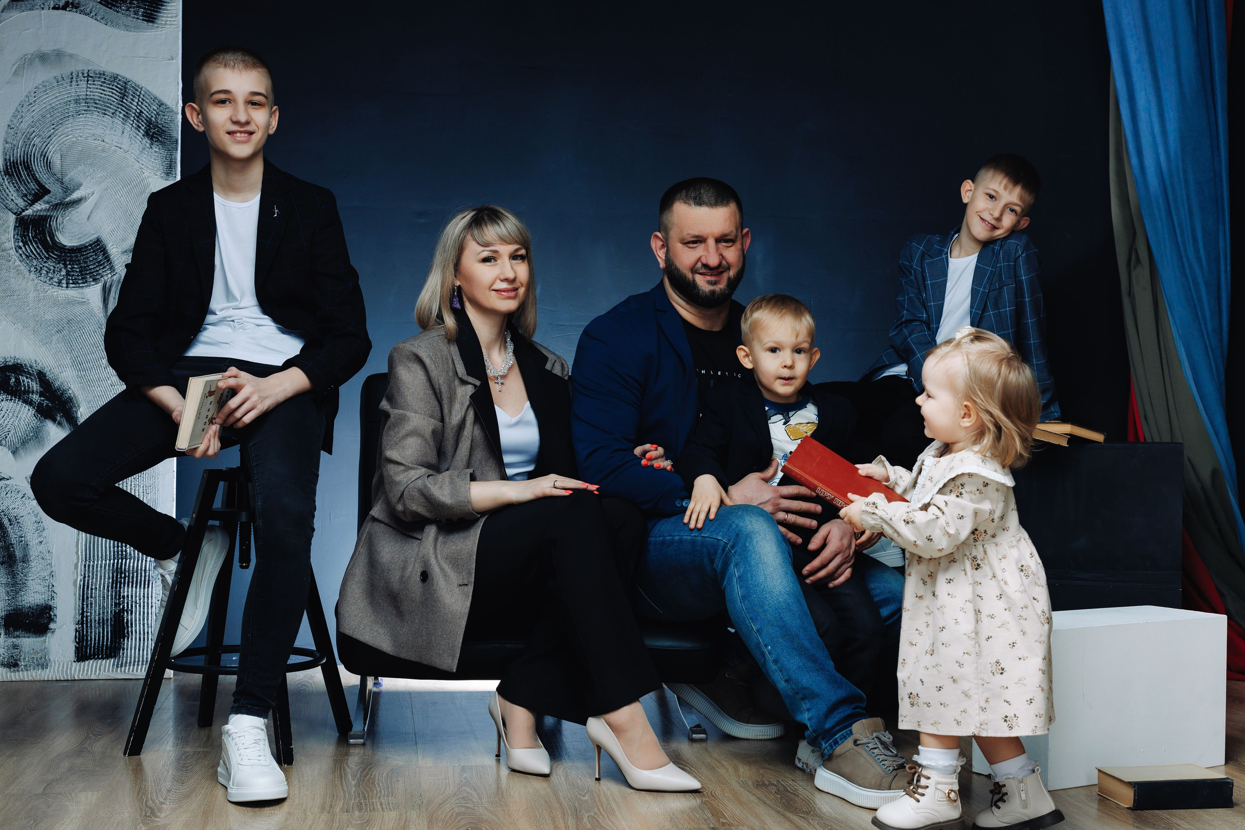 Предновогодняя  семейная съёмка 