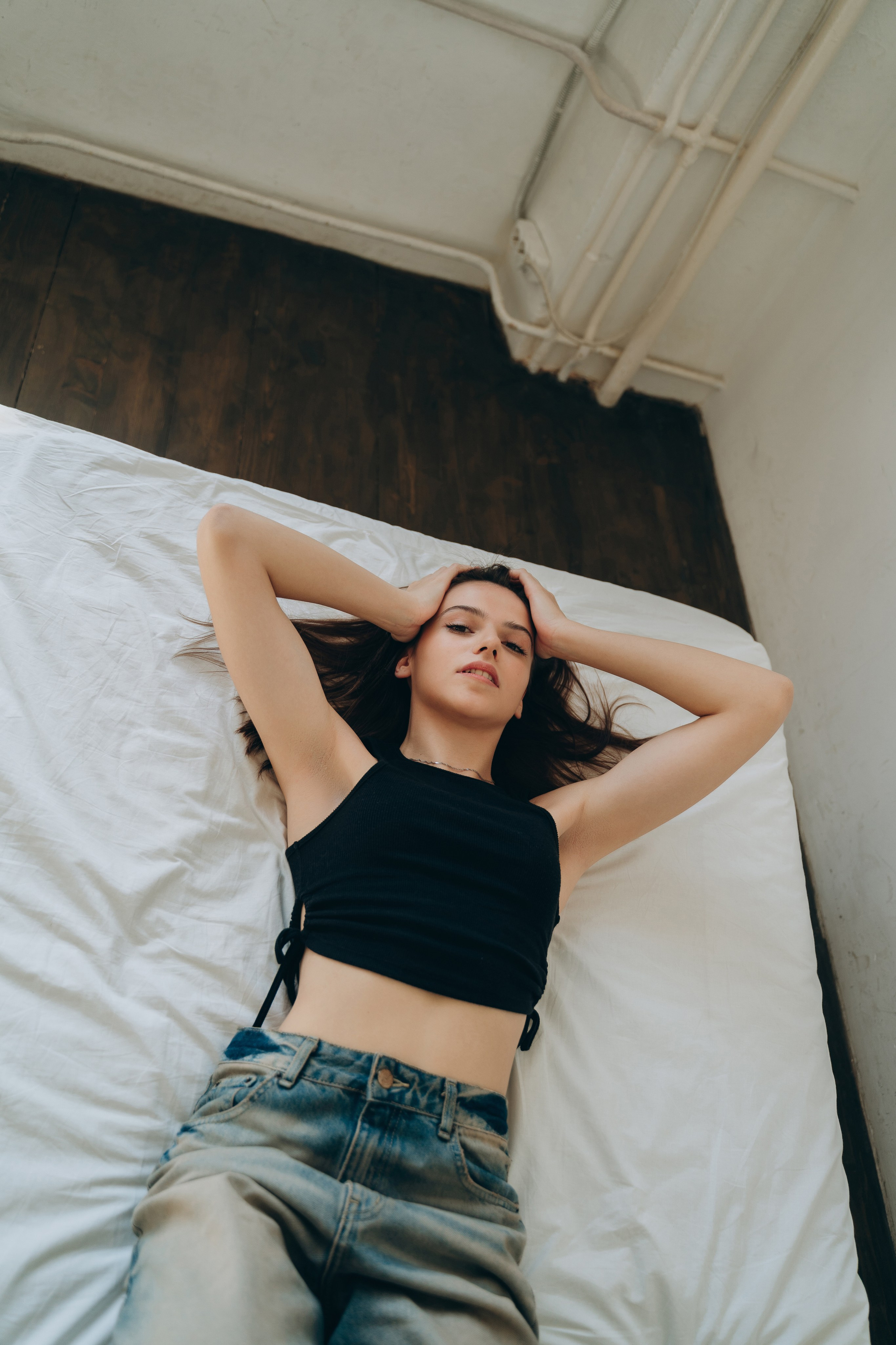 Настя. Модельные тесты. Фотограф Москва Виктория-Антуанетта