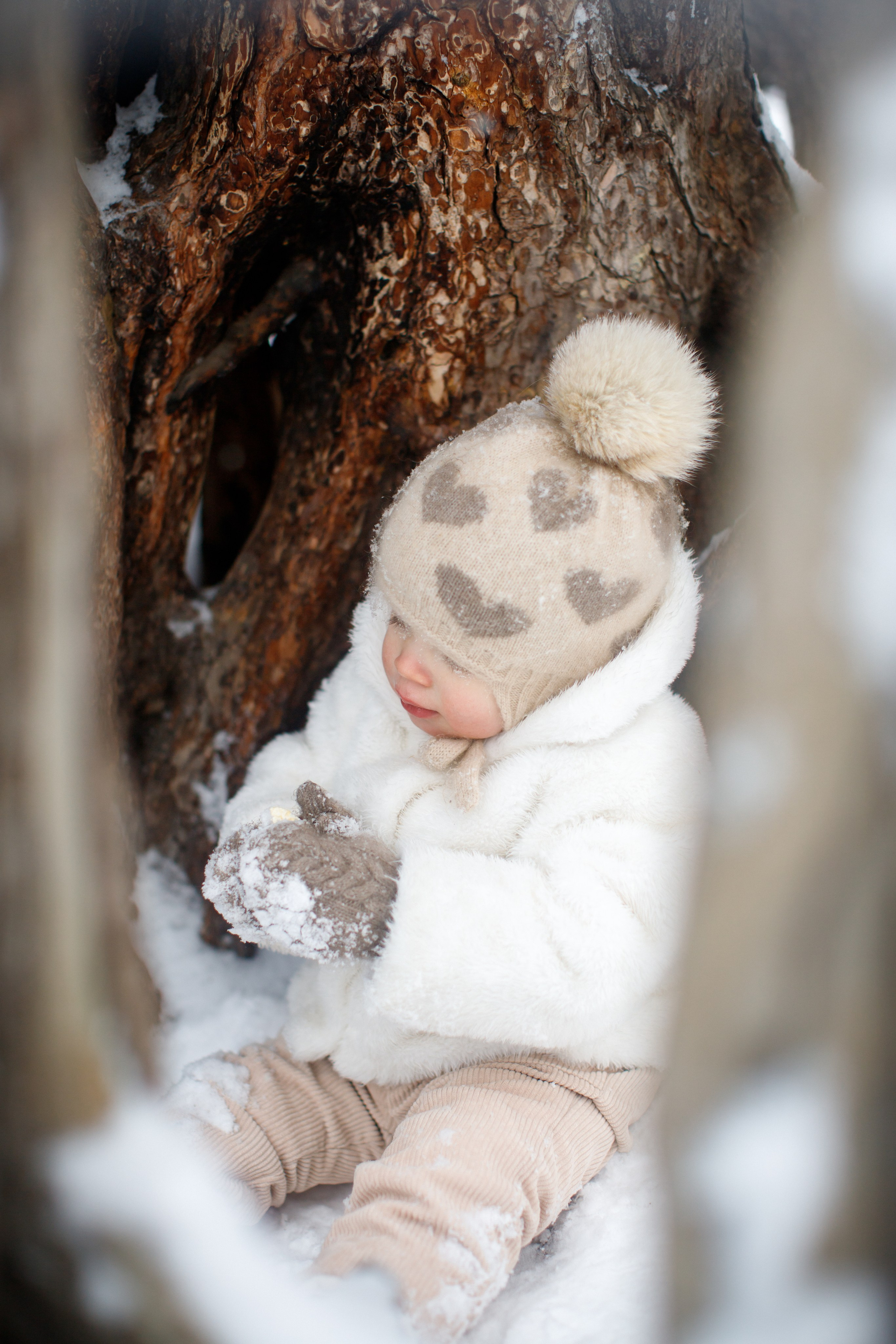 Зимние объятия. Детский и семейный фотограф Мария Киселёва. Москва