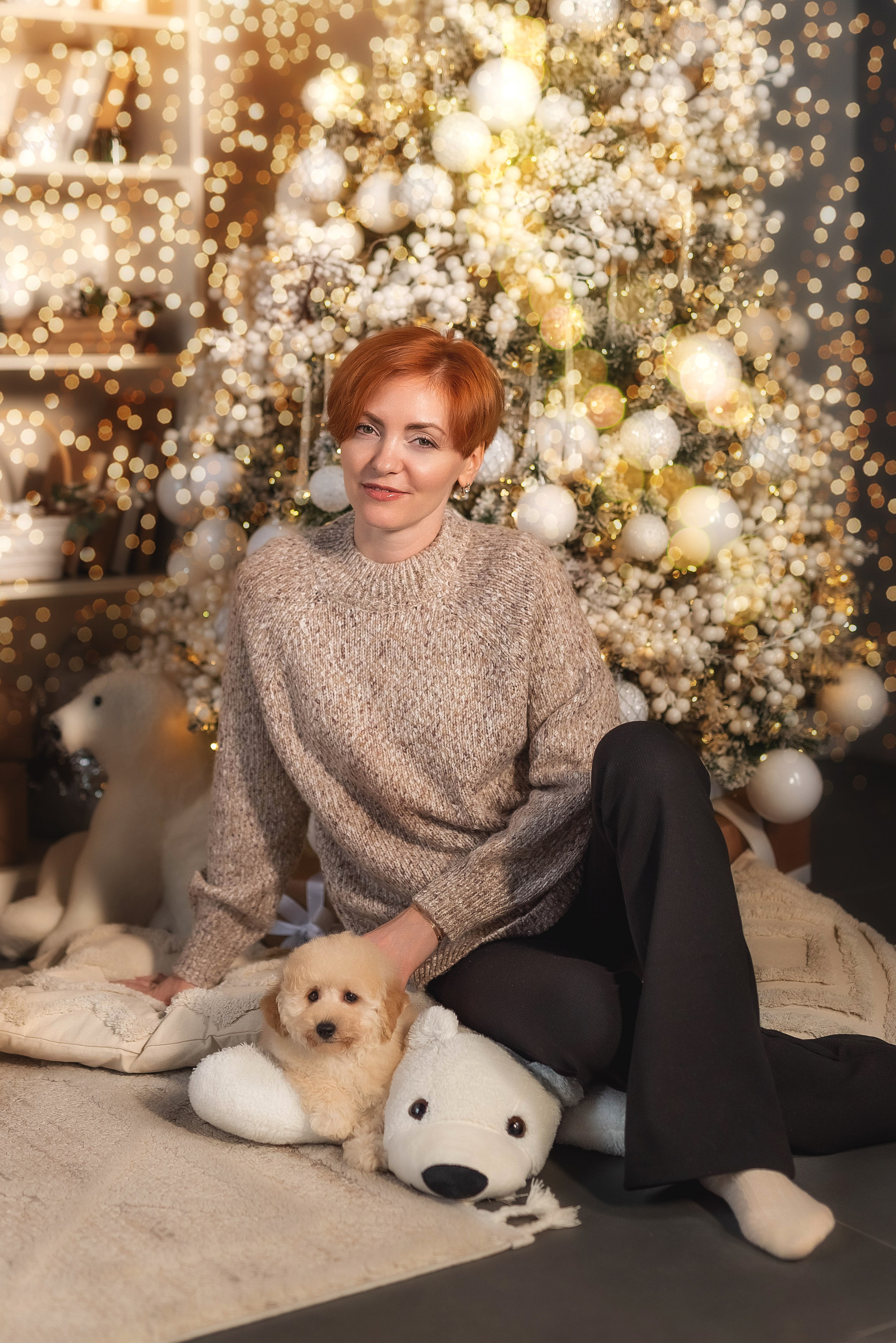 Фотосессия с бишонами. Семейный, детский фотограф в Воронеже Анна Никитина