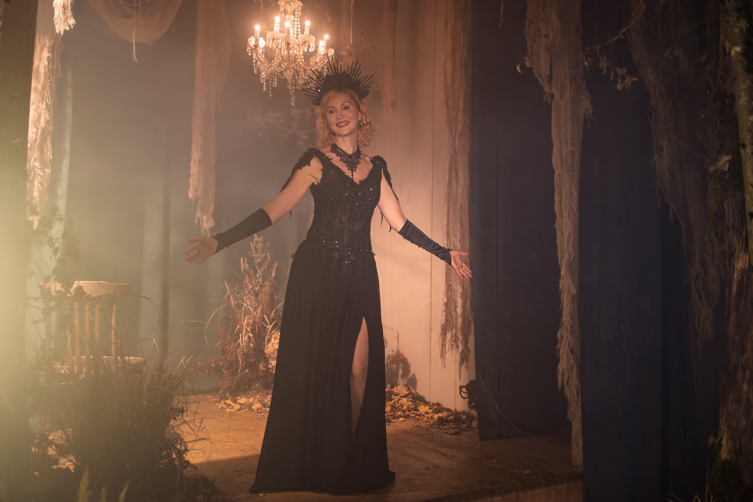 Оксана. Заброшенный театр. Репортажный, семейный и студийный фотограф в Москве Демин Алексей