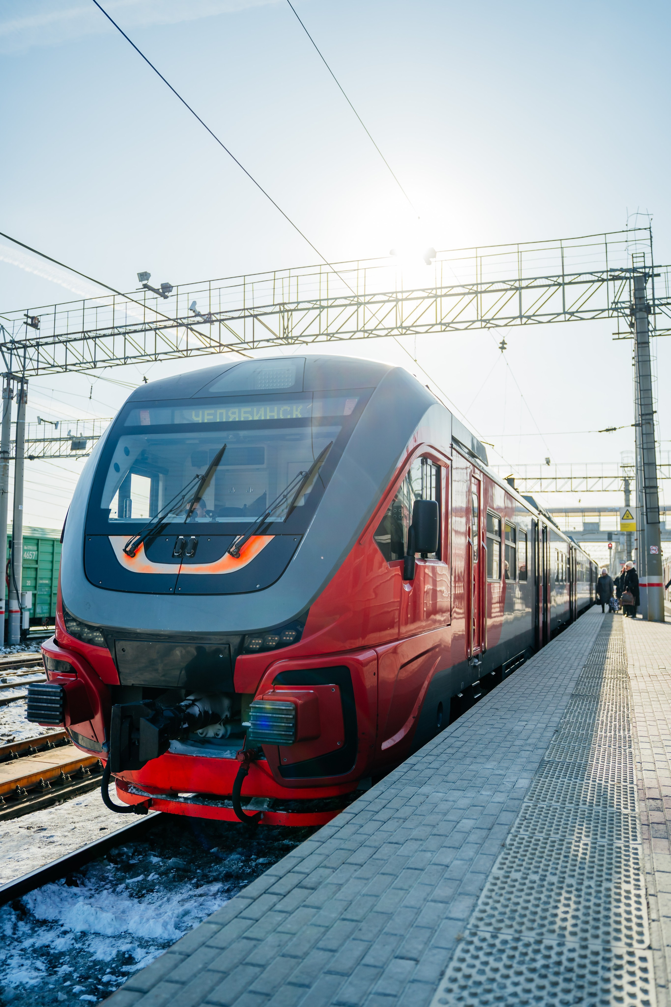 Съемка поезда для РЖД. Видеограф и Фотограф в Челябинске Ксения и Владимир Рюмины