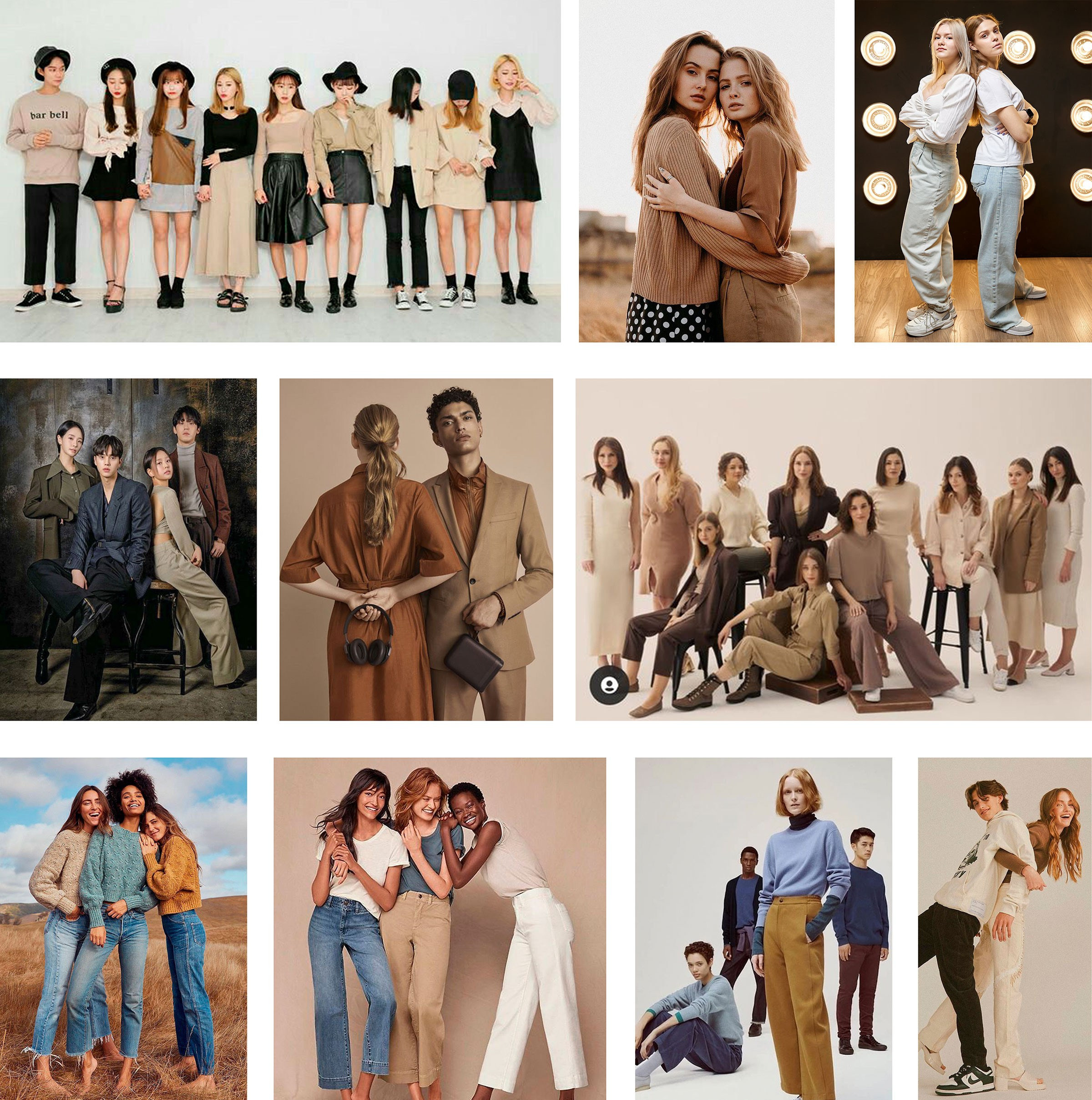 Самый удобный стиль Casual. Рекомендуем остановить свой выбор на нём.У стиля Casual есть множество ответвлений: Casual-классика, Casual-спорт, Casual-шик и другие. Так каждый сможет проявить свою индивидуальность и остаться в рамках общей концепции. При этом важно не переходить полностью в узкое направление, одевшись тотал-спорт, например.Рекомендуем выбирать чёрно-белую цветовую гамму или нейтральные оттенки. Подойдут джинсы, брюки, юбки, костюмы, платья, рубашки, топы, однотонные футболки, водолазки, свитера, лонгсливы, джемперы, кардиганы.Обувь: туфли, босоножки, ботинки, кроссовки, кеды.