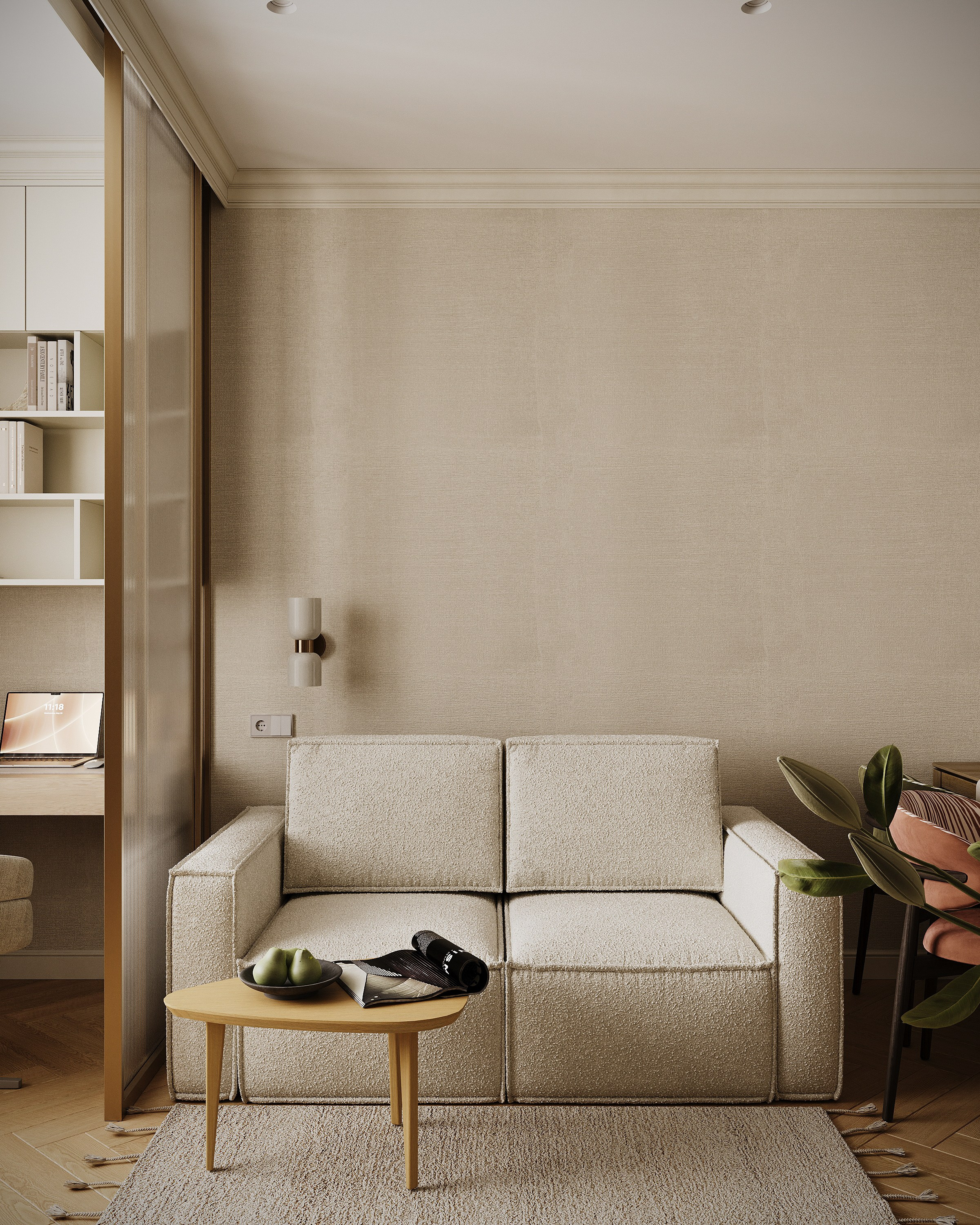 ЖК Петровский парк II — 70 м². КОМНАТА АИСТА дизайн-бюро | AIST ROOM design bureau