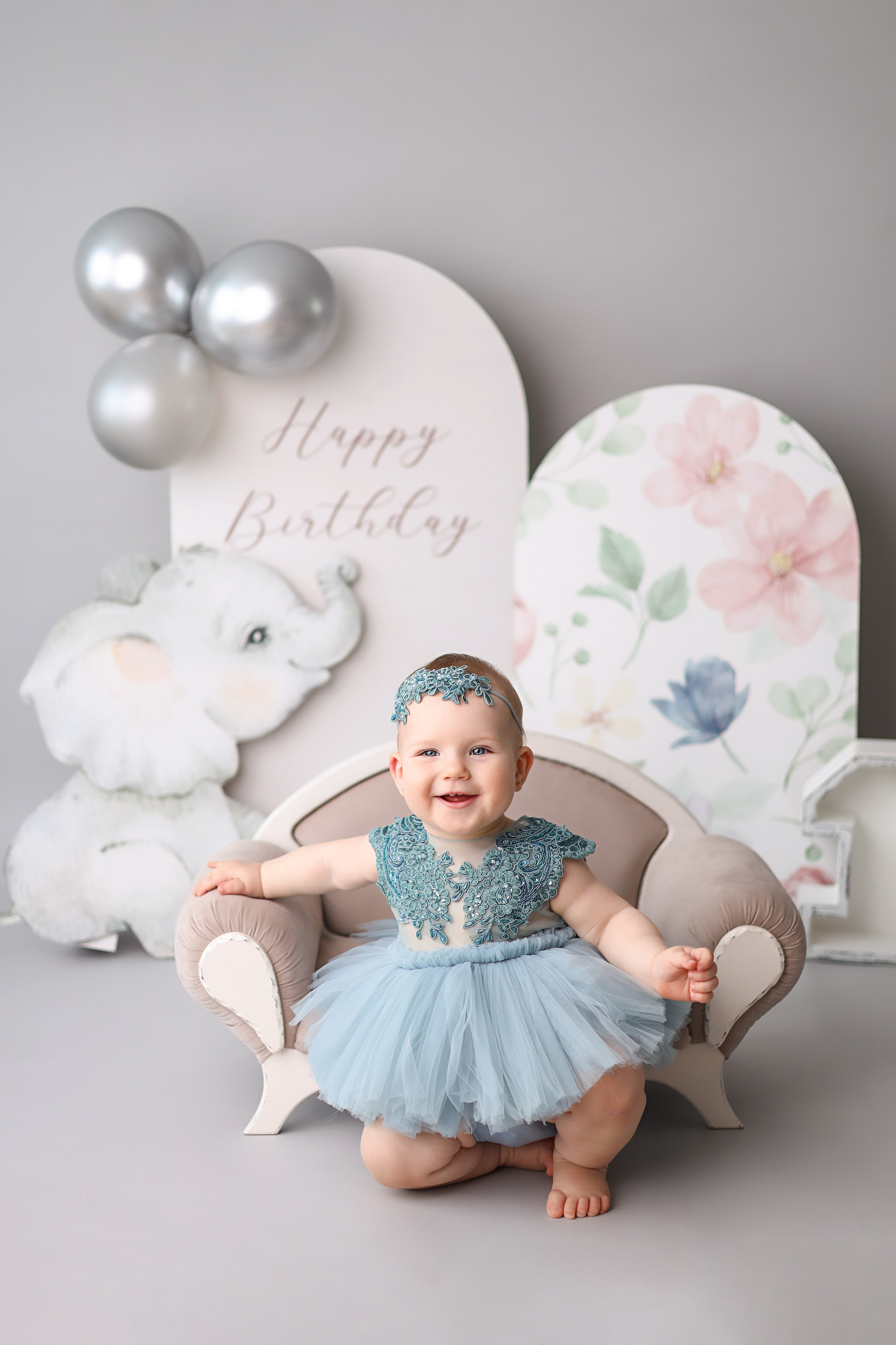 Алене 1 годик. Фотограф новорожденных Москва. Ньюборн фотограф Москва