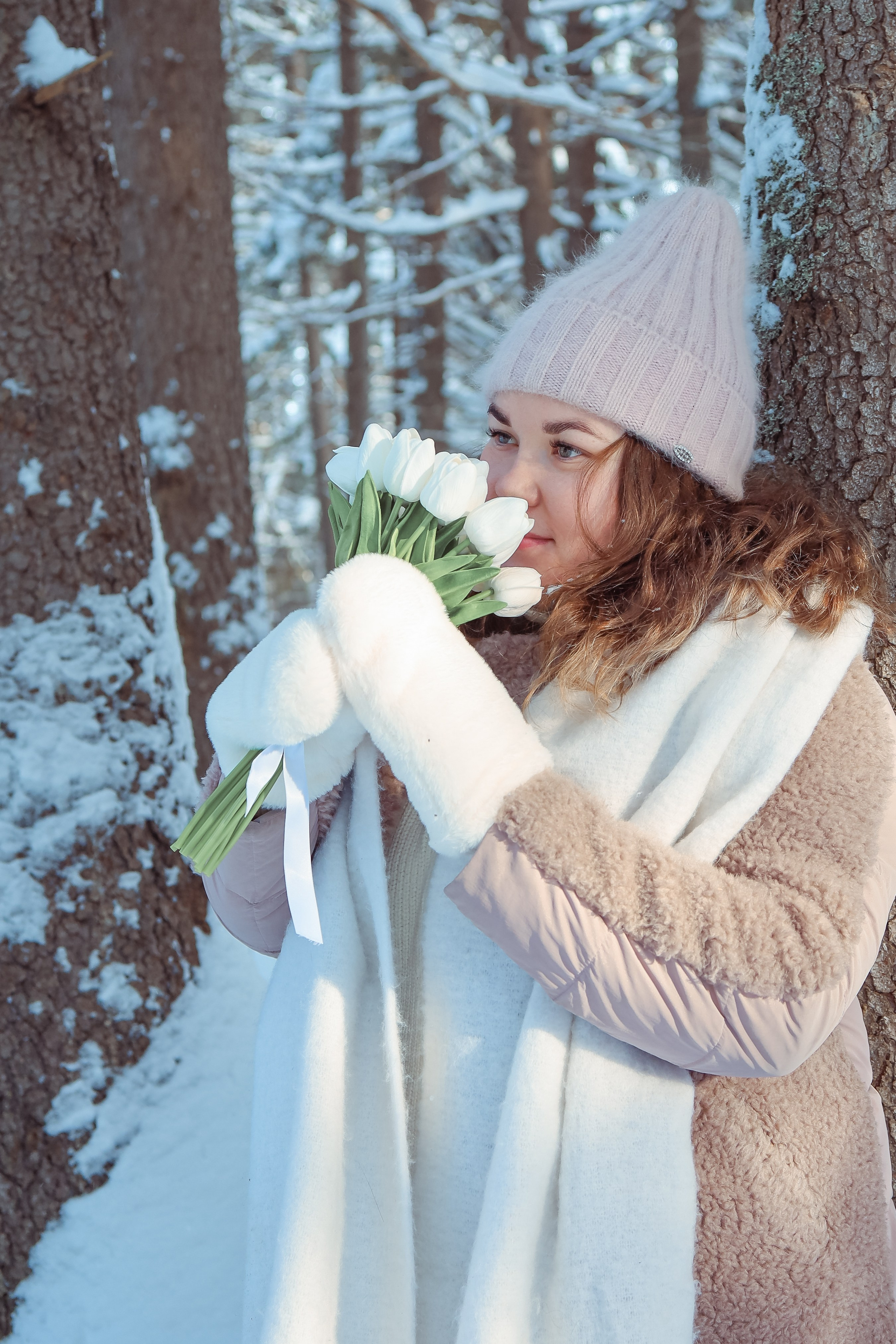 Зимний лес! Съемка для семьи Ирины!. Фотограф Нина Пашина — Пермь