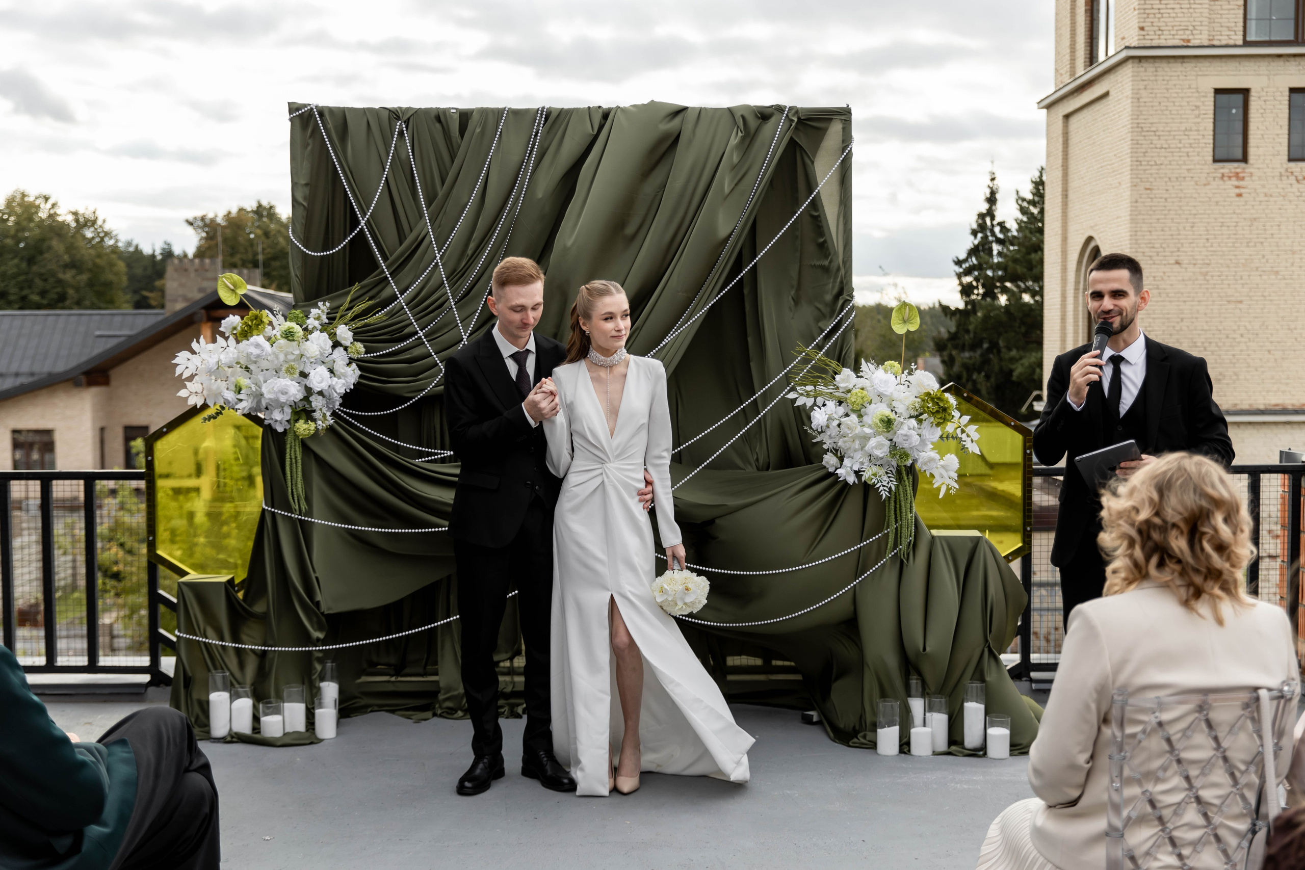 Выездная регистрация + Барвиха + банкет. Свадебный и семейный фотограф в Москве Диана Левченко