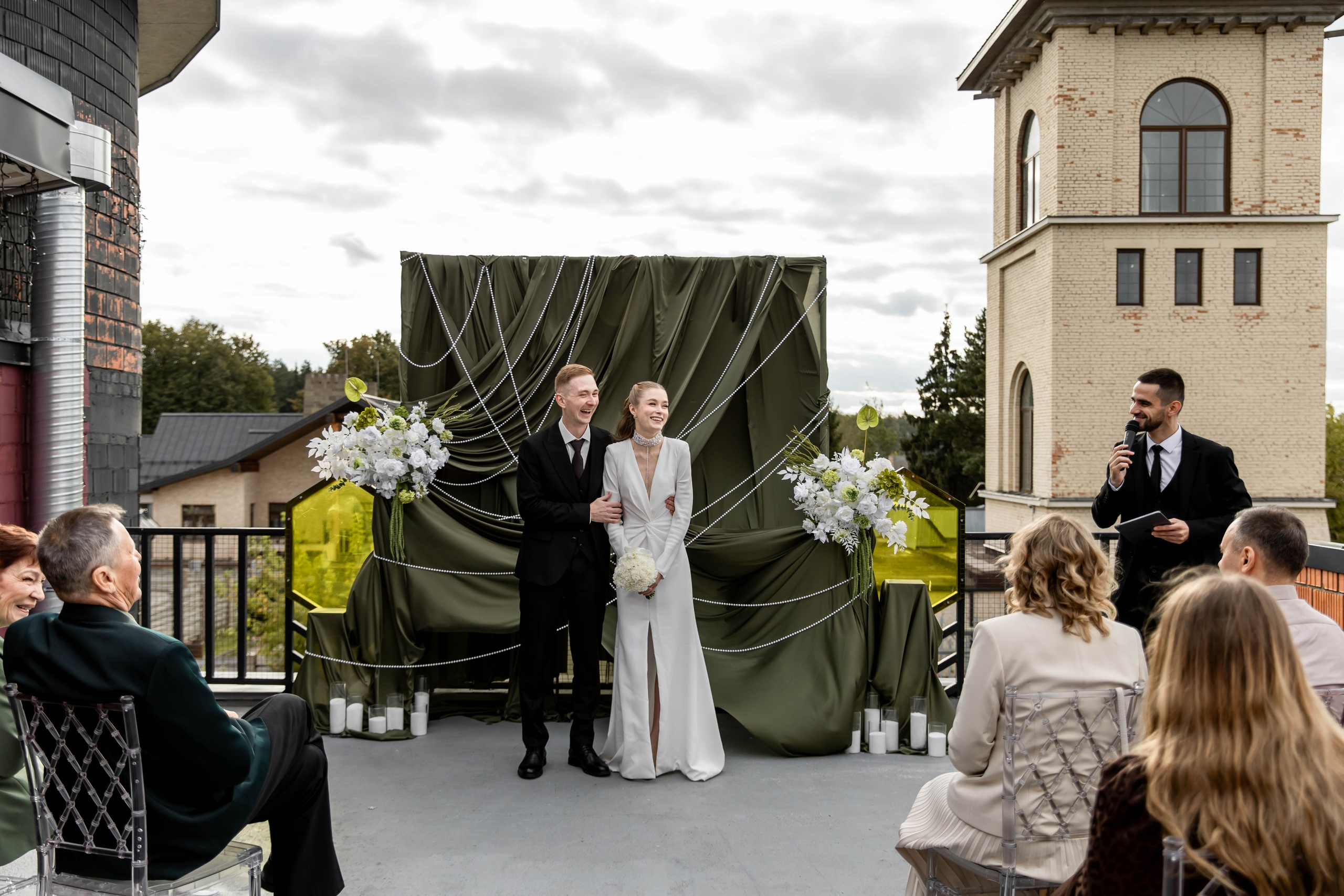 Выездная регистрация + Барвиха + банкет. Свадебный и семейный фотограф в Москве Диана Левченко