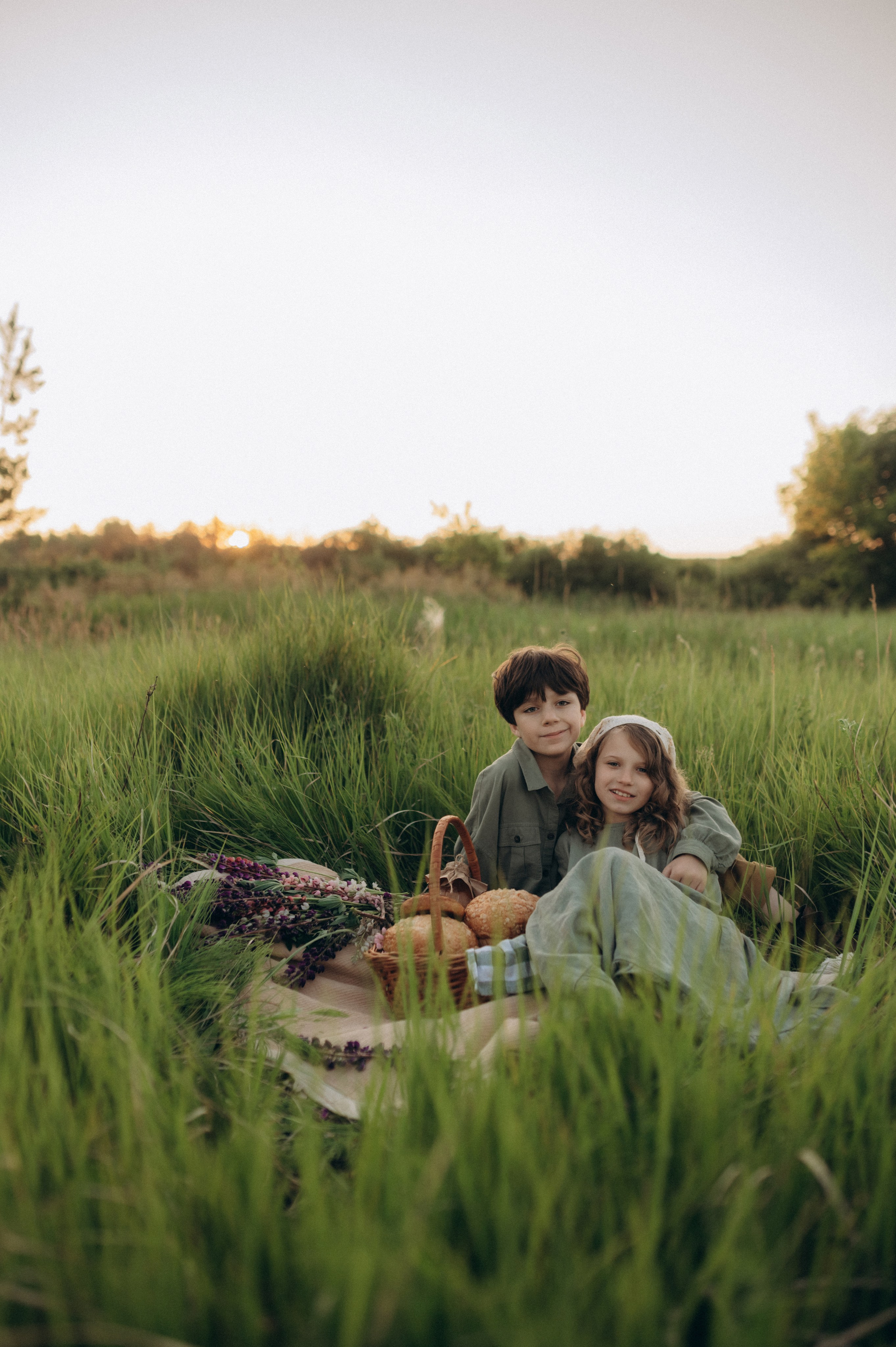 Соня и Захар — первая любовь и воздушный змей. Фотограф Мария Стрелкова