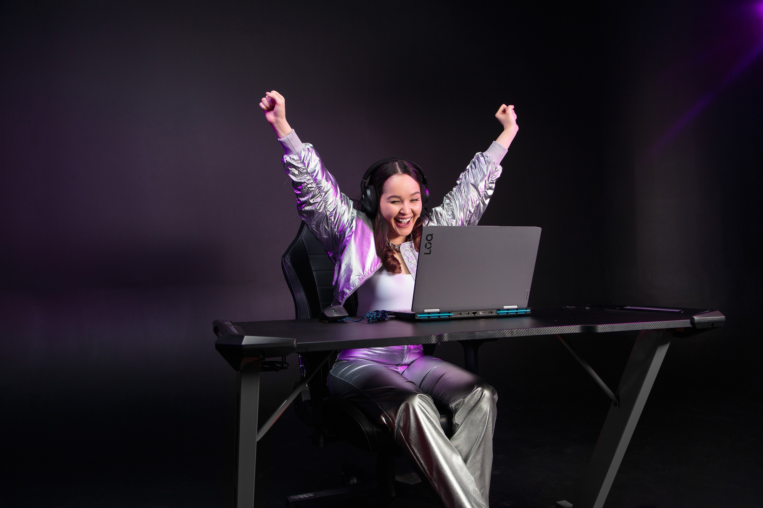 Level Up — Lenovo LOQ x Yanazeka. Рекламный и портретный фотограф в Алматы — Серекпаев Танирхан