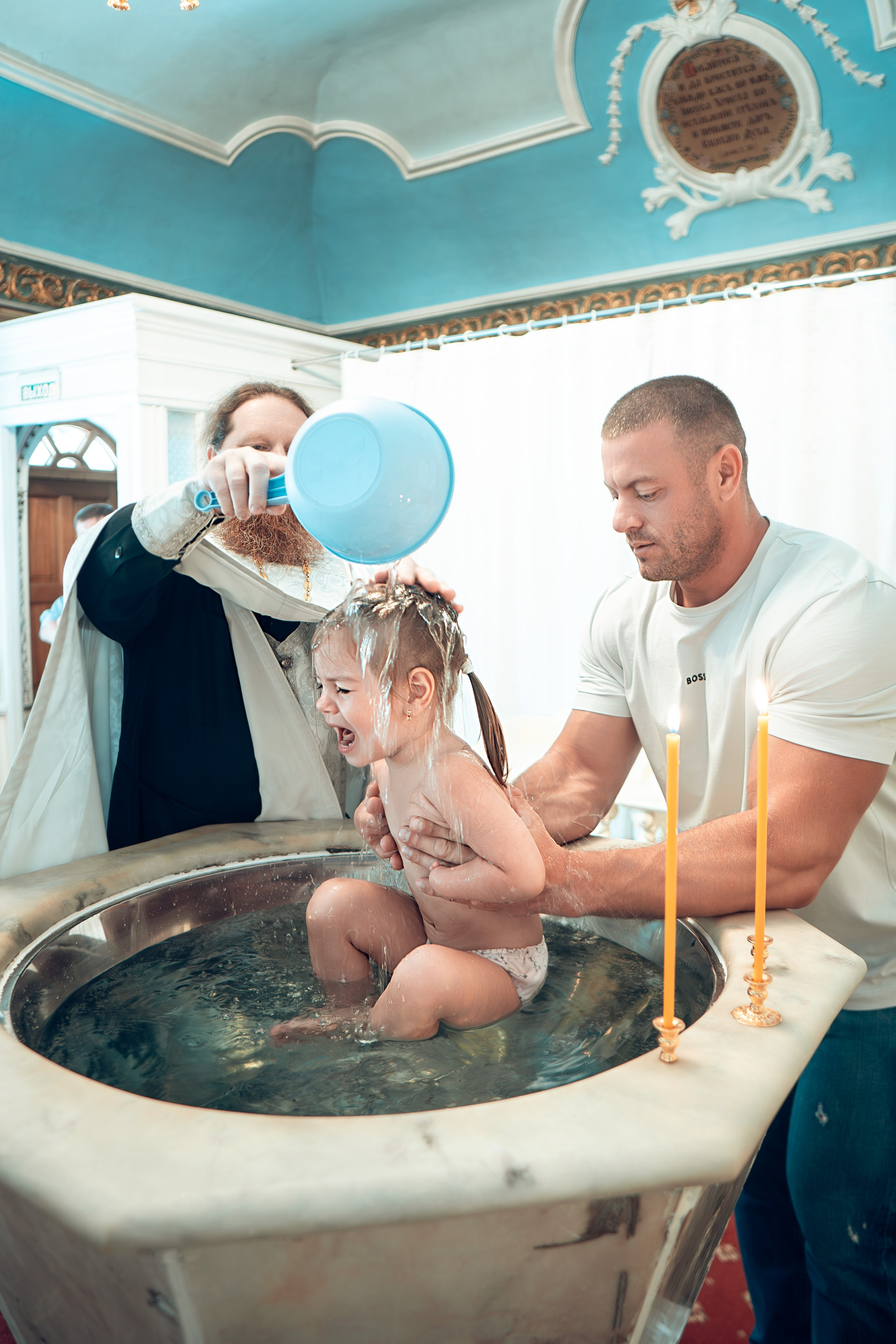 Таинство Крещения Евы и Софии