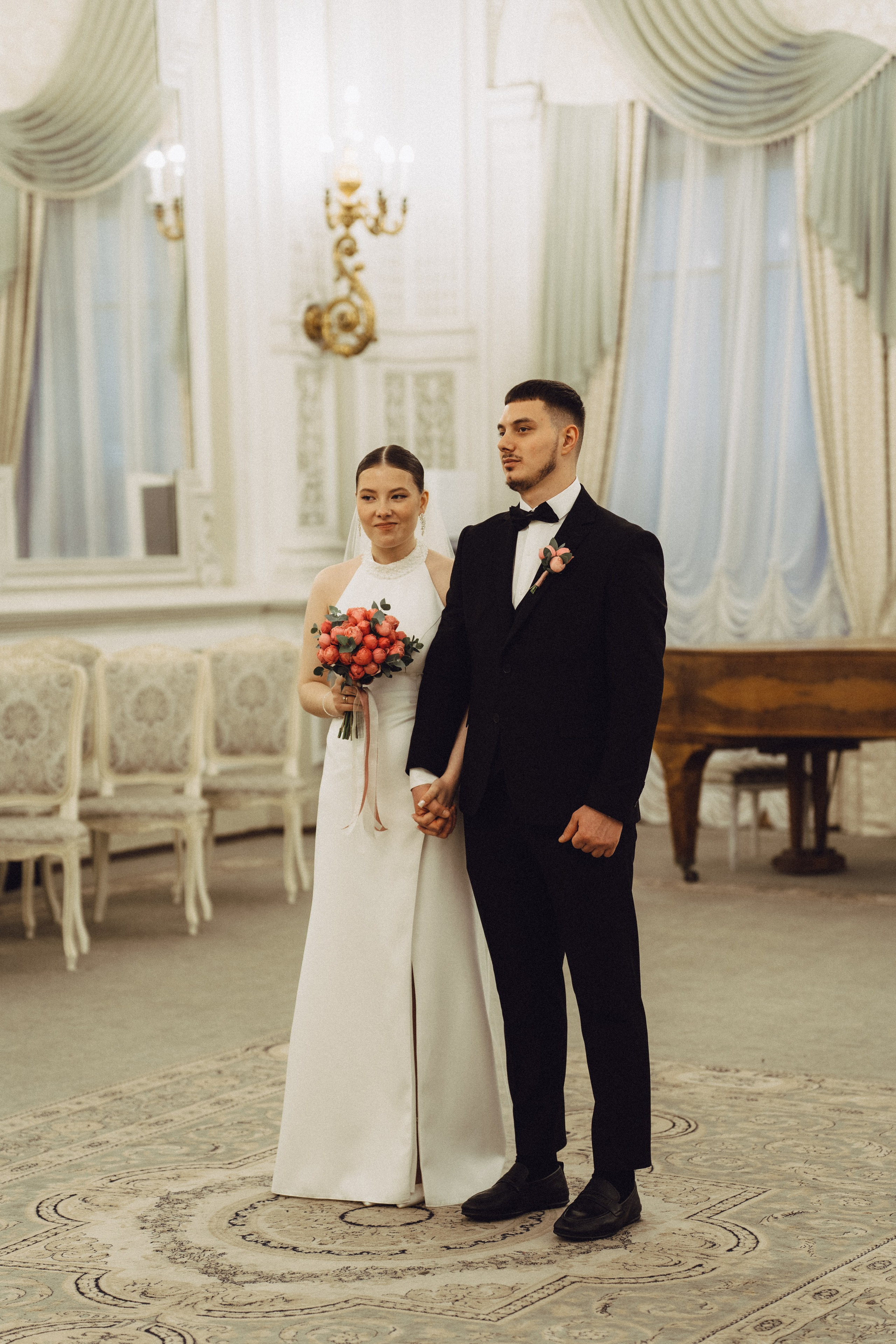 СВАДЕБНАЯ СЬЕМКА В ПЕВОМ ДВОРЦЕ БРАКОСОЧЕТАНИЯ. Профессиональный фотограф, Санкт-Петербург — Виктория Богомолова