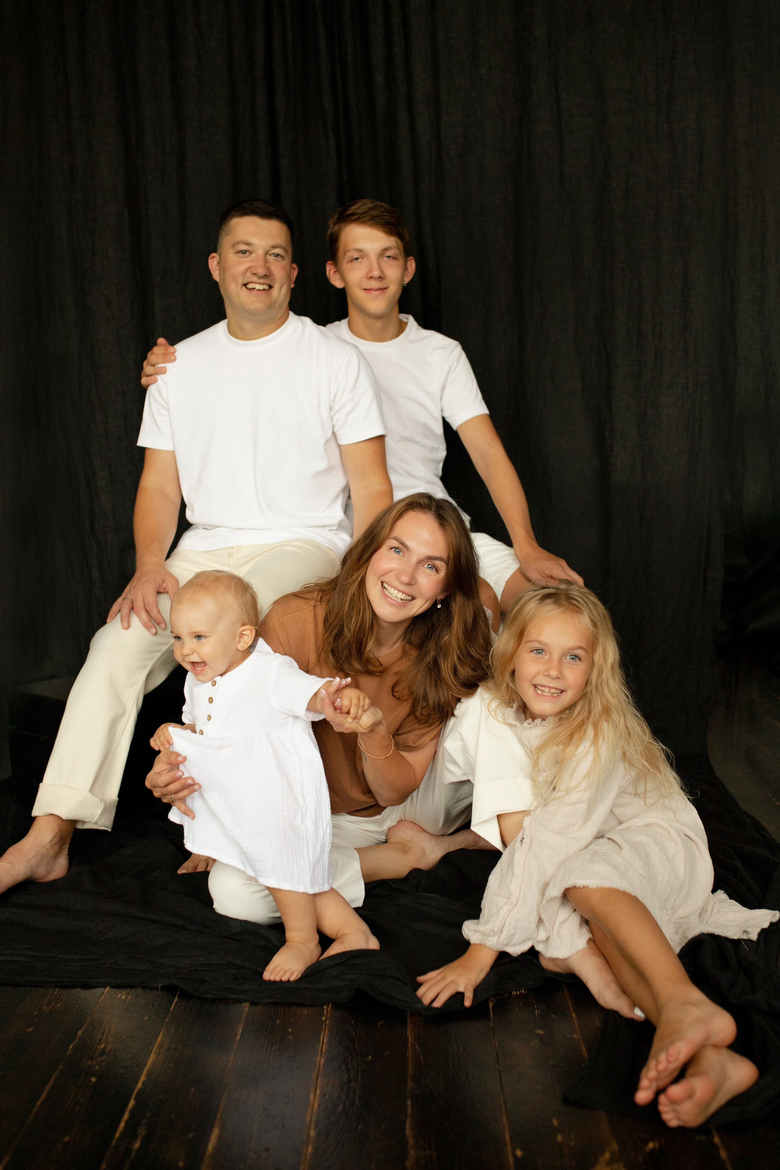 Моряна, Кирилл, Тимур, Злата, Рада