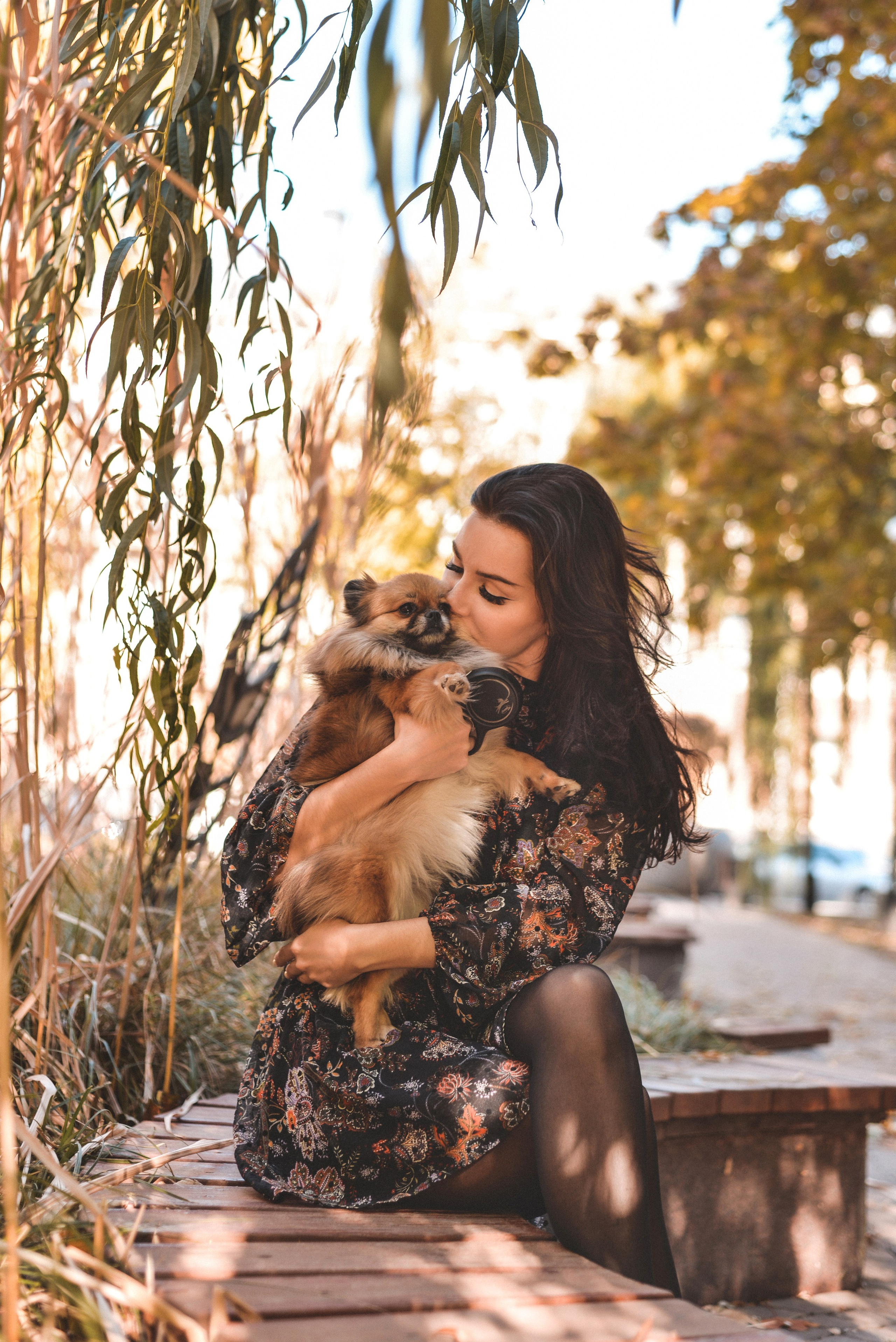 Алина с Кнопкой прогулка. Семейный и свадебный фотограф Галина Абакумова, фотосессии в Белгороде