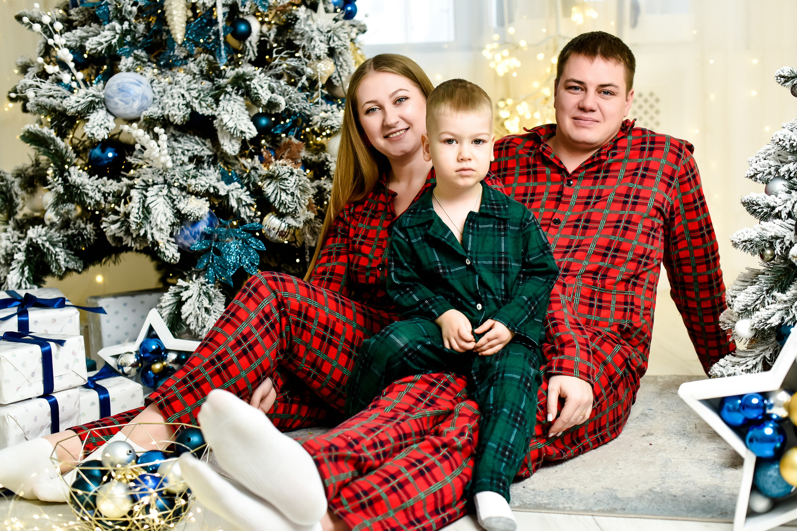 Семья Анны, Сергея и Вовочки