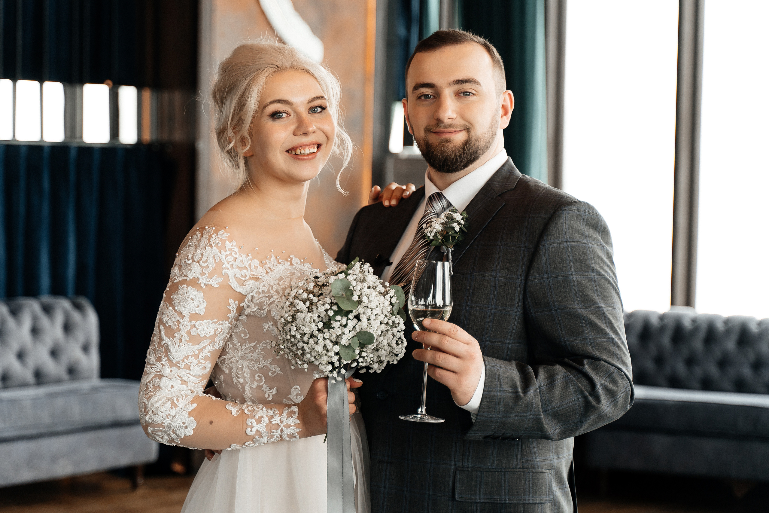 Сеня и Софа. Павел Мерк. Стильная свадебная фотография