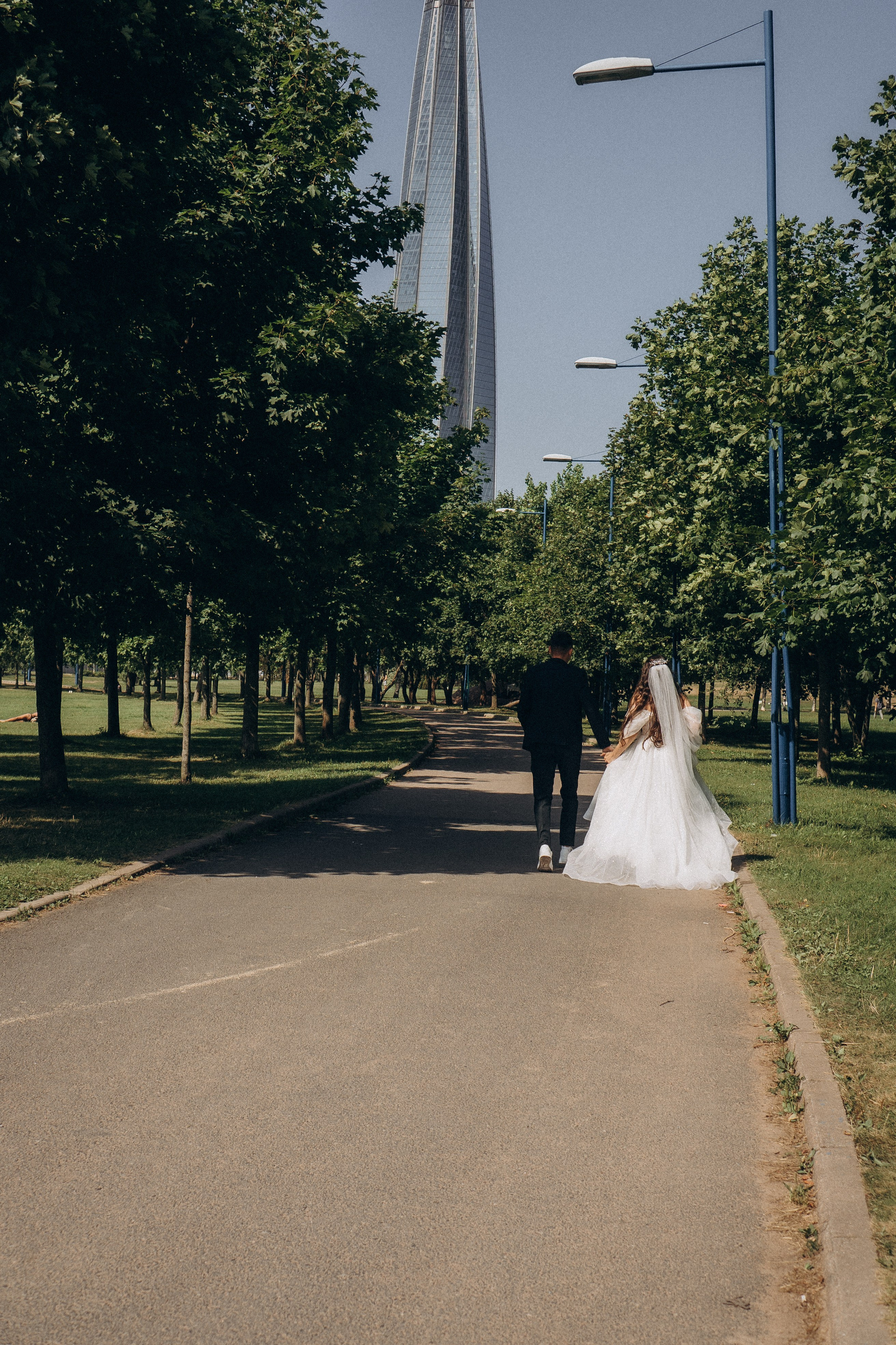 СВАДЕБНАЯ СЬЕМК В ПАРКЕ 300-ЛЕТИЯ. Профессиональный фотограф, Санкт-Петербург — Виктория Богомолова