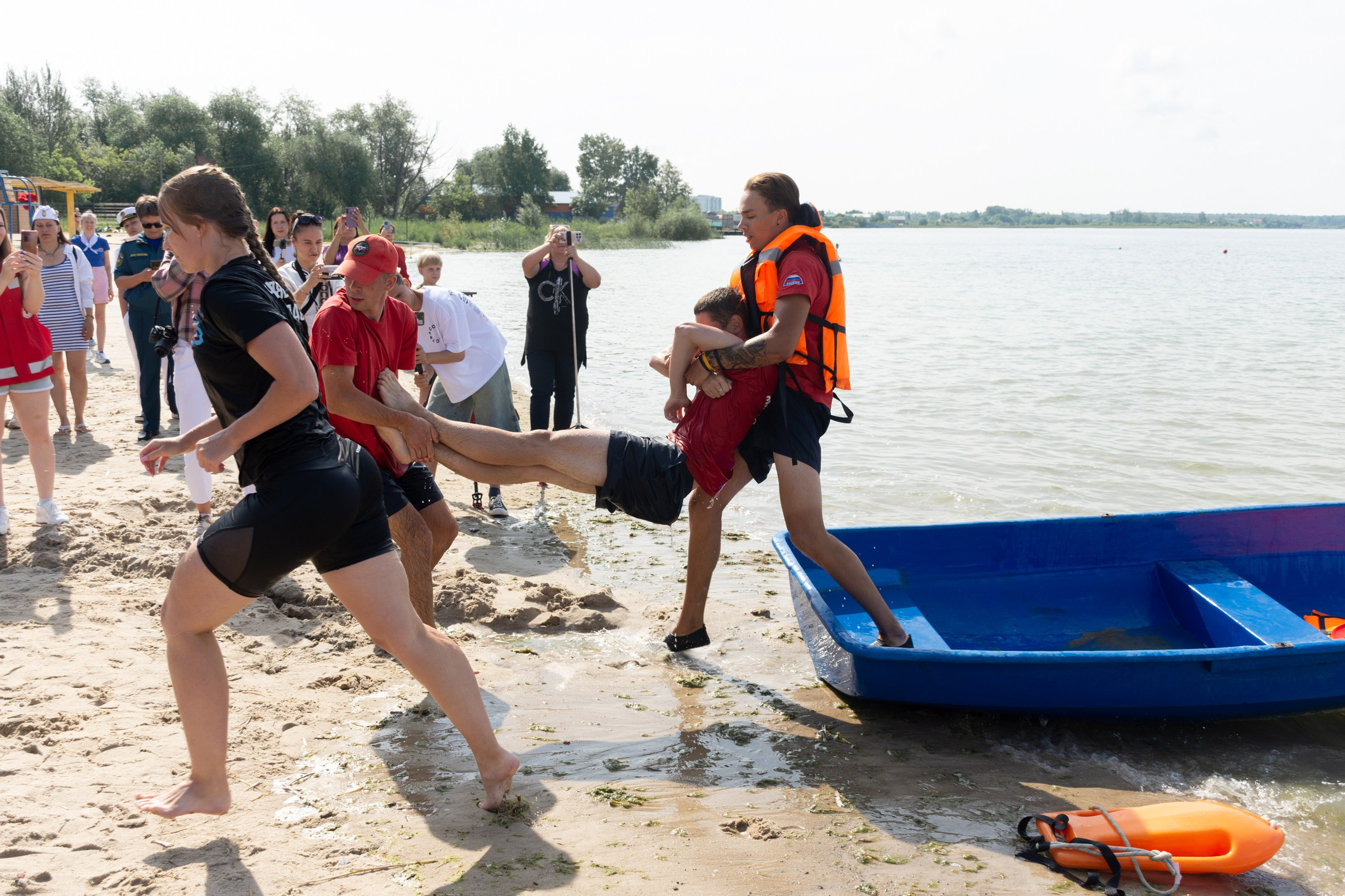 Урок по безопасности на воде (полный альбом). Фотограф Максим Буряк