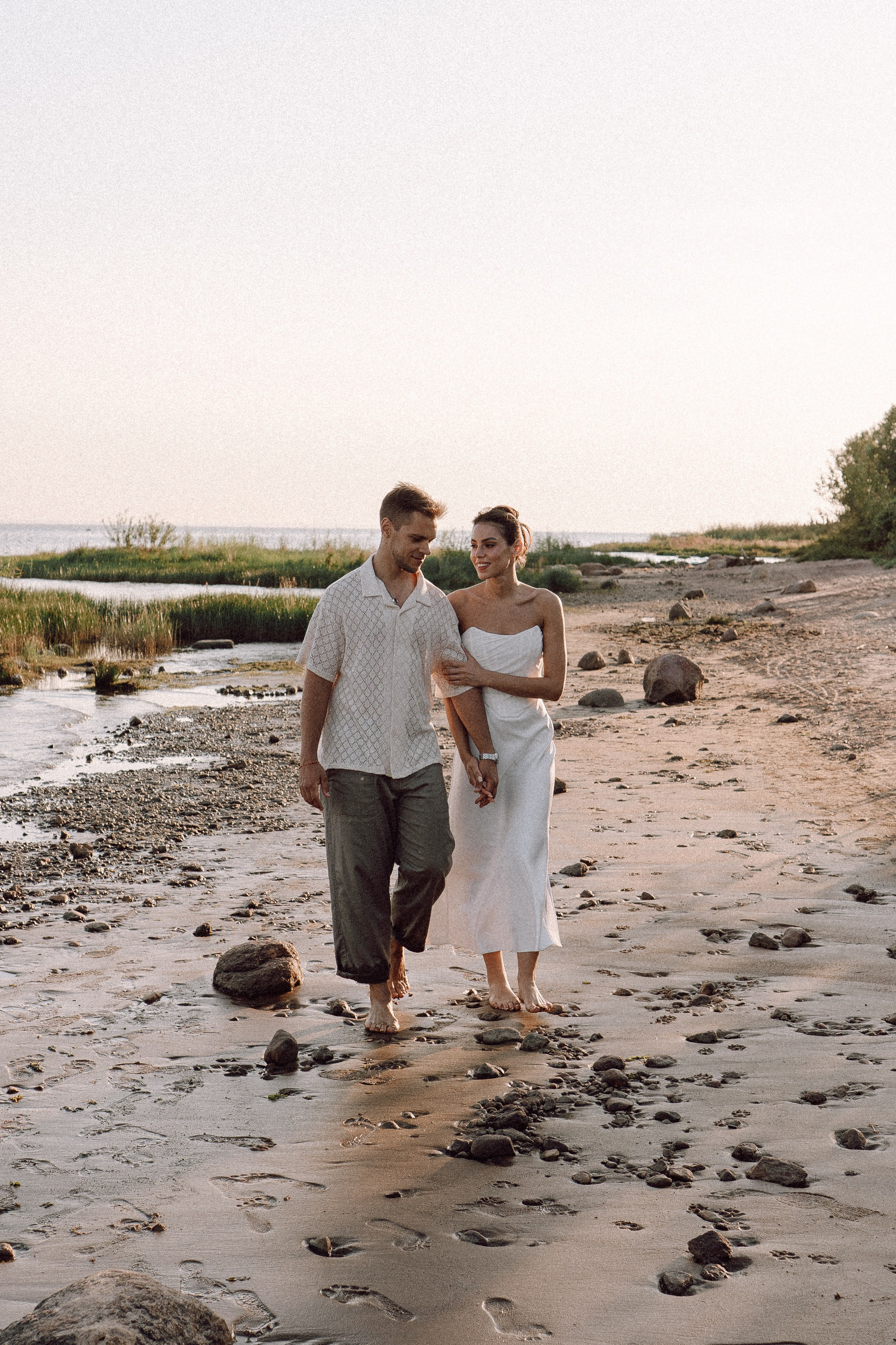СВАДЕБНАЯ ФОТОСЕССИЯ ВЫЕЗДНОЙ ЦЕРЕМОНИИ (ФИНСКИЙ ЗАЛИВ). Профессиональный фотограф, Санкт-Петербург — Виктория Богомолова