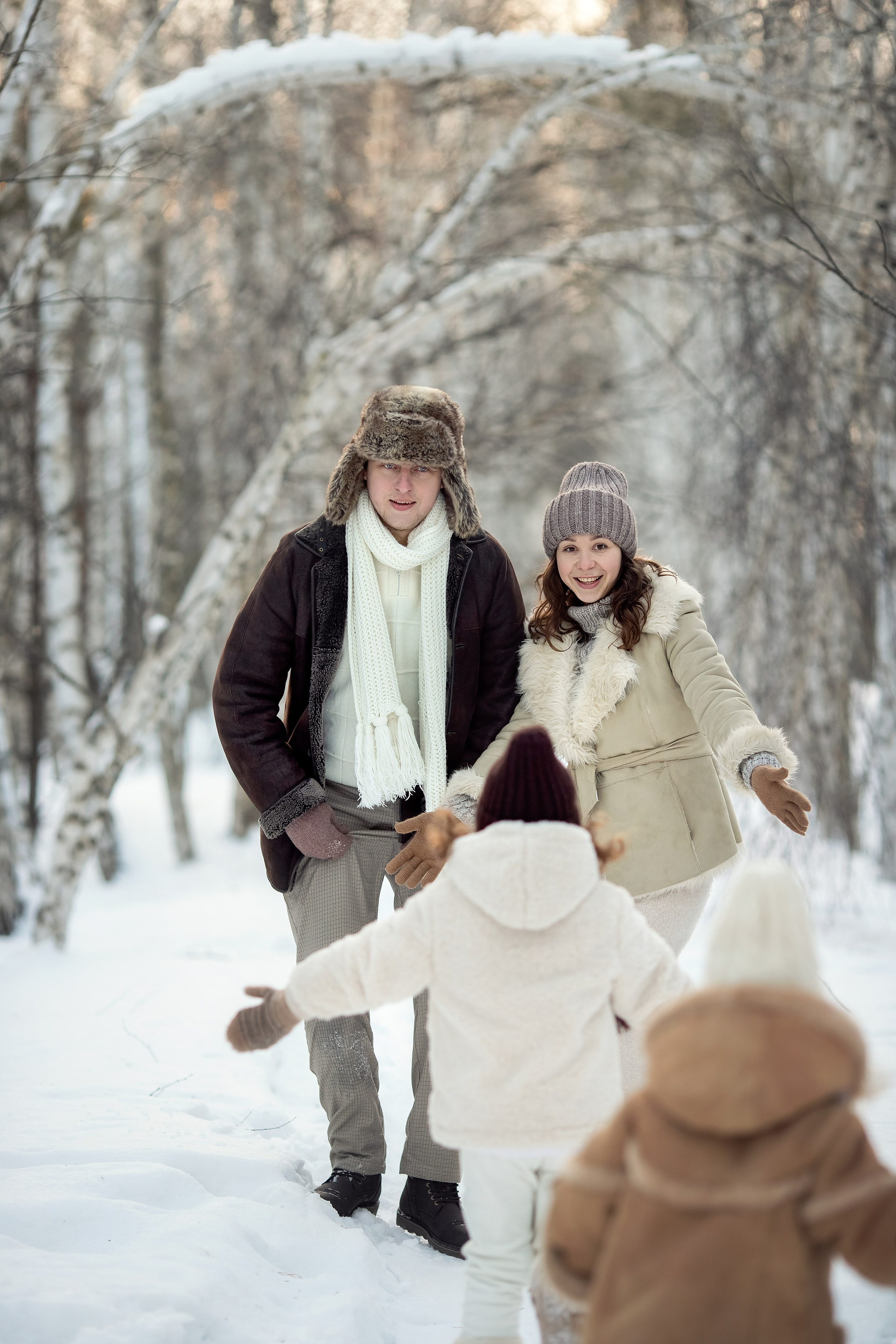 Воркшоп «В зимнем лесу». Семейный и детский фотограф в Саратове Полина Коткина