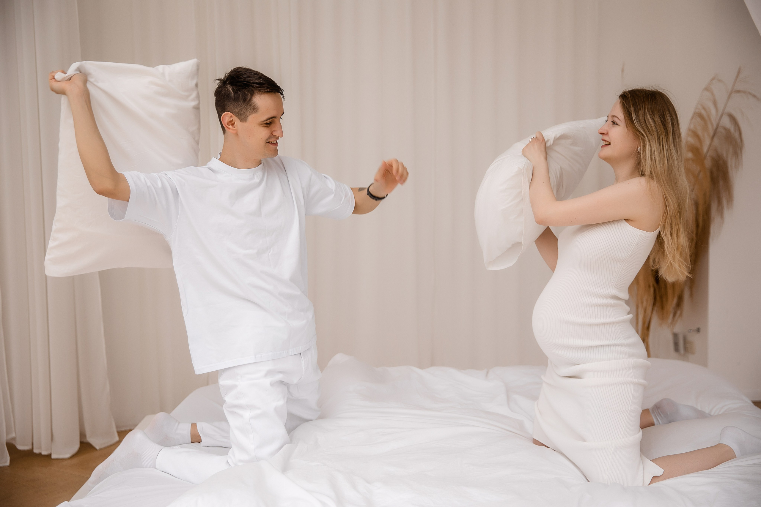 Беременная фотосессия. Паша и Арина в ожидании Варвары. Семейный и детский фотограф в Москве Вера Ускова