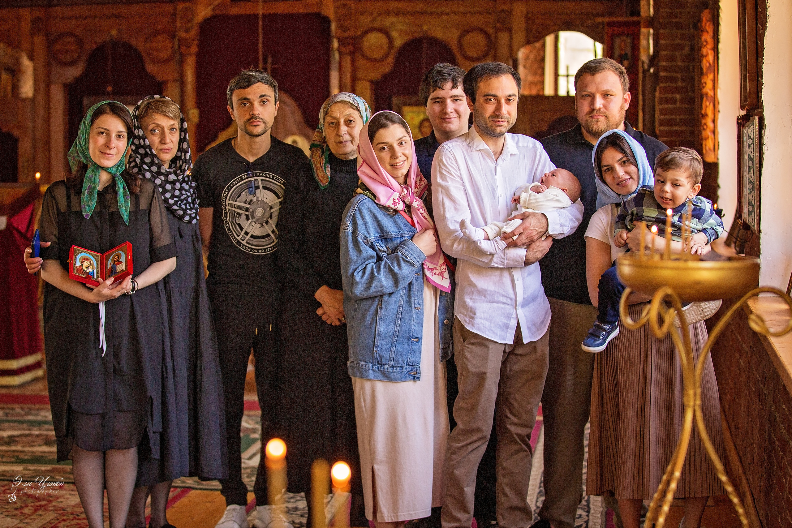 Таинство крещения. Свадебный и семейный фотограф в Абхазии Эля Цишба