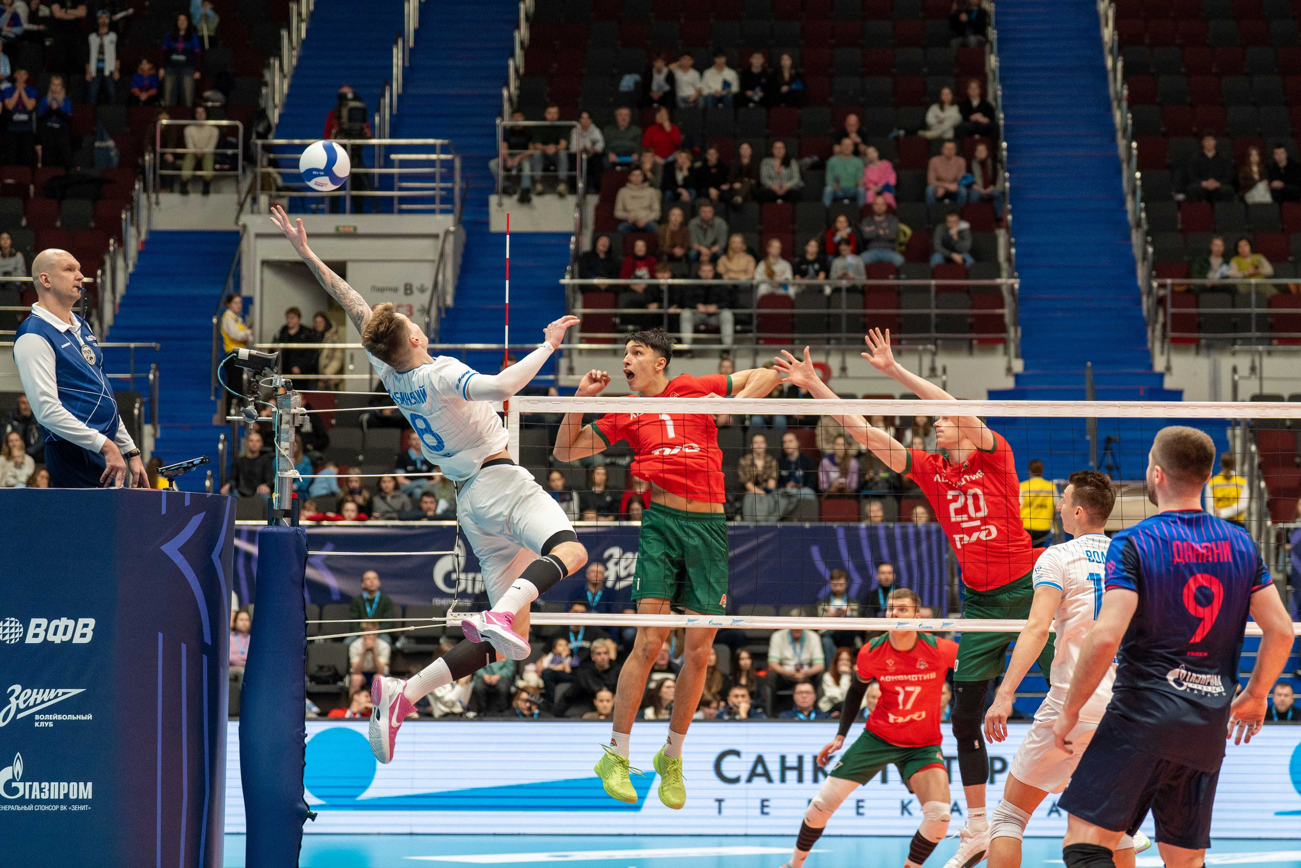 Зенит-Казань — Локомотив: финал Суперкубка России 2025 | волейбол, фотогалерея — Антон Гауф. Спортивный фотограф в Санкт-Петербурге | Антон Гауф