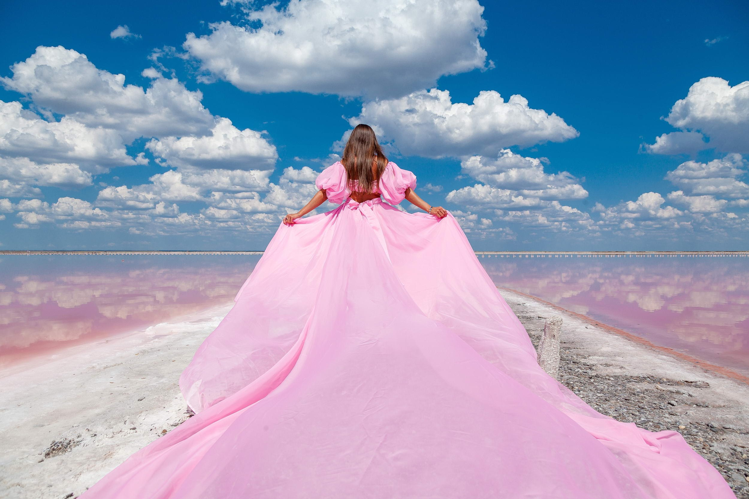 РОЗОВОЕ ОЗЕРО САСЫК СИВАШ. Фотограф в Крыму