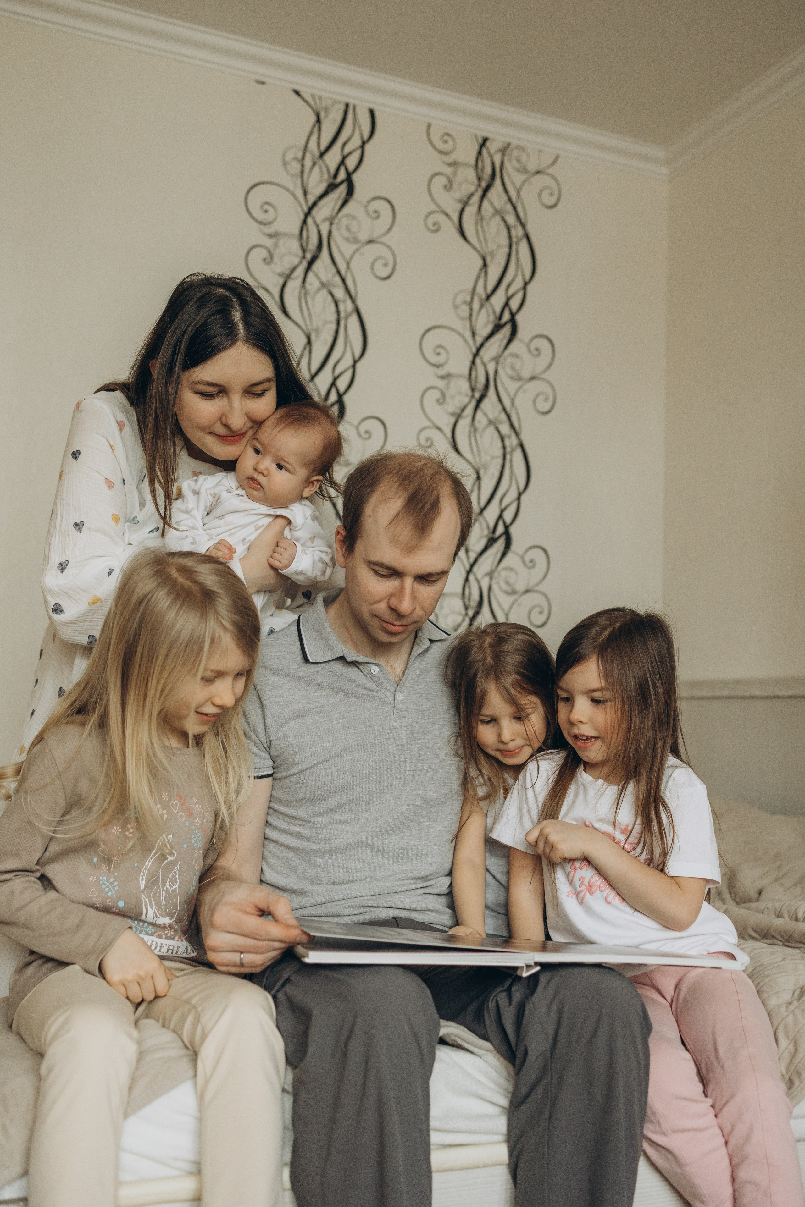 Эля, Вася, Алиса, Ева, Мира и Яся. Семейный фотограф в Москве Виктория Ястребинская
