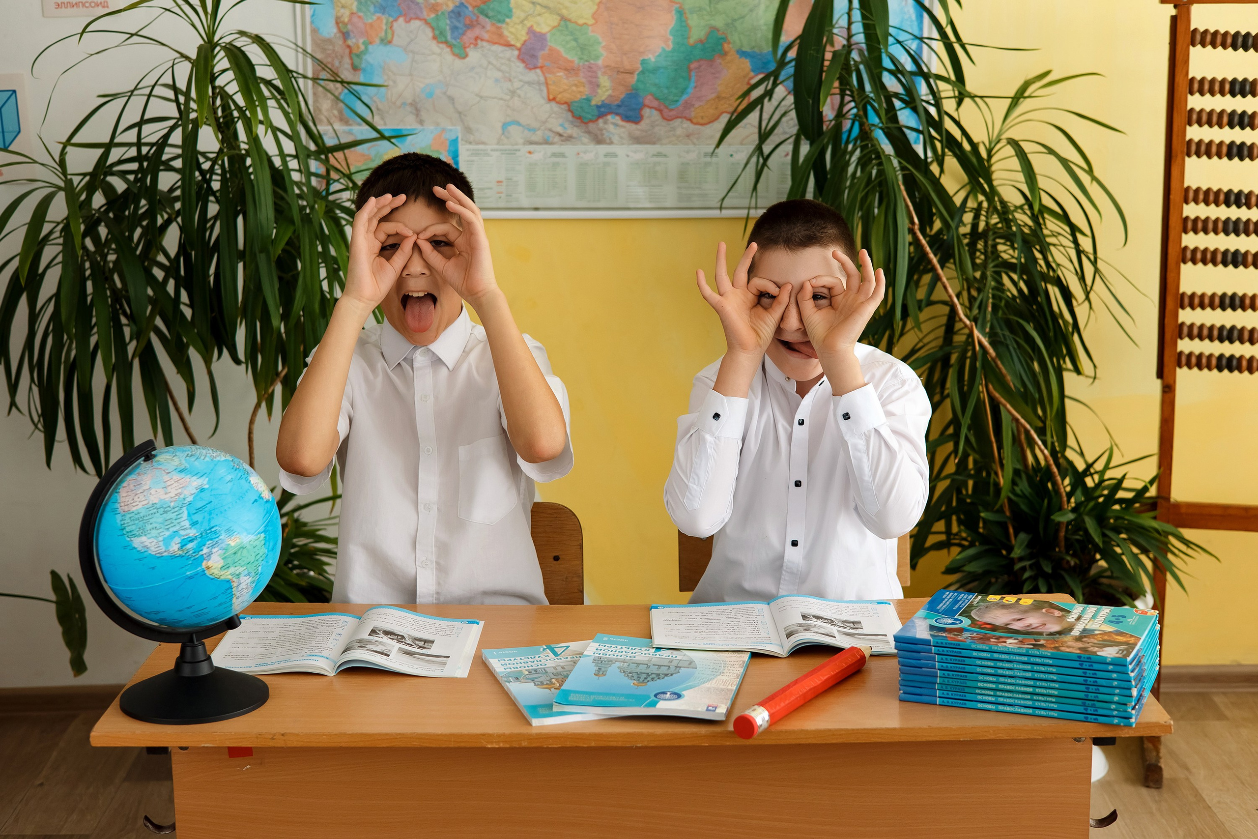 4 класс с. Барабаш. Фотограф Любовь Корниенко, Примоский край