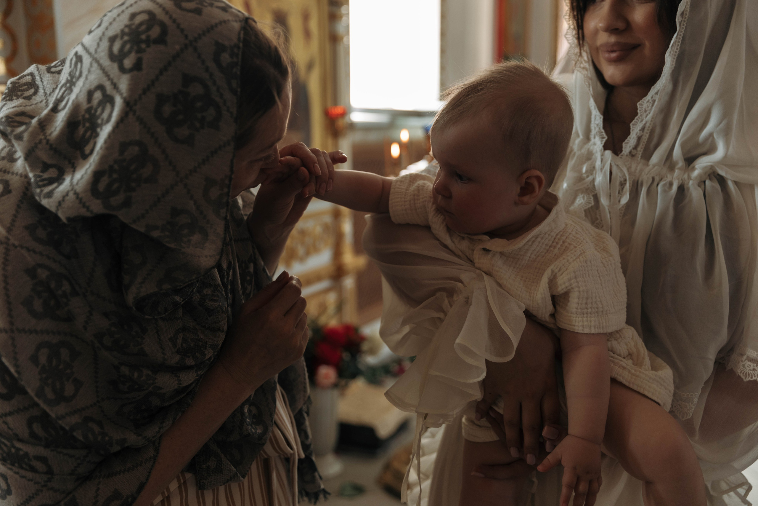 Таинство Крещения Льва. Фотограф Сальск Катерина