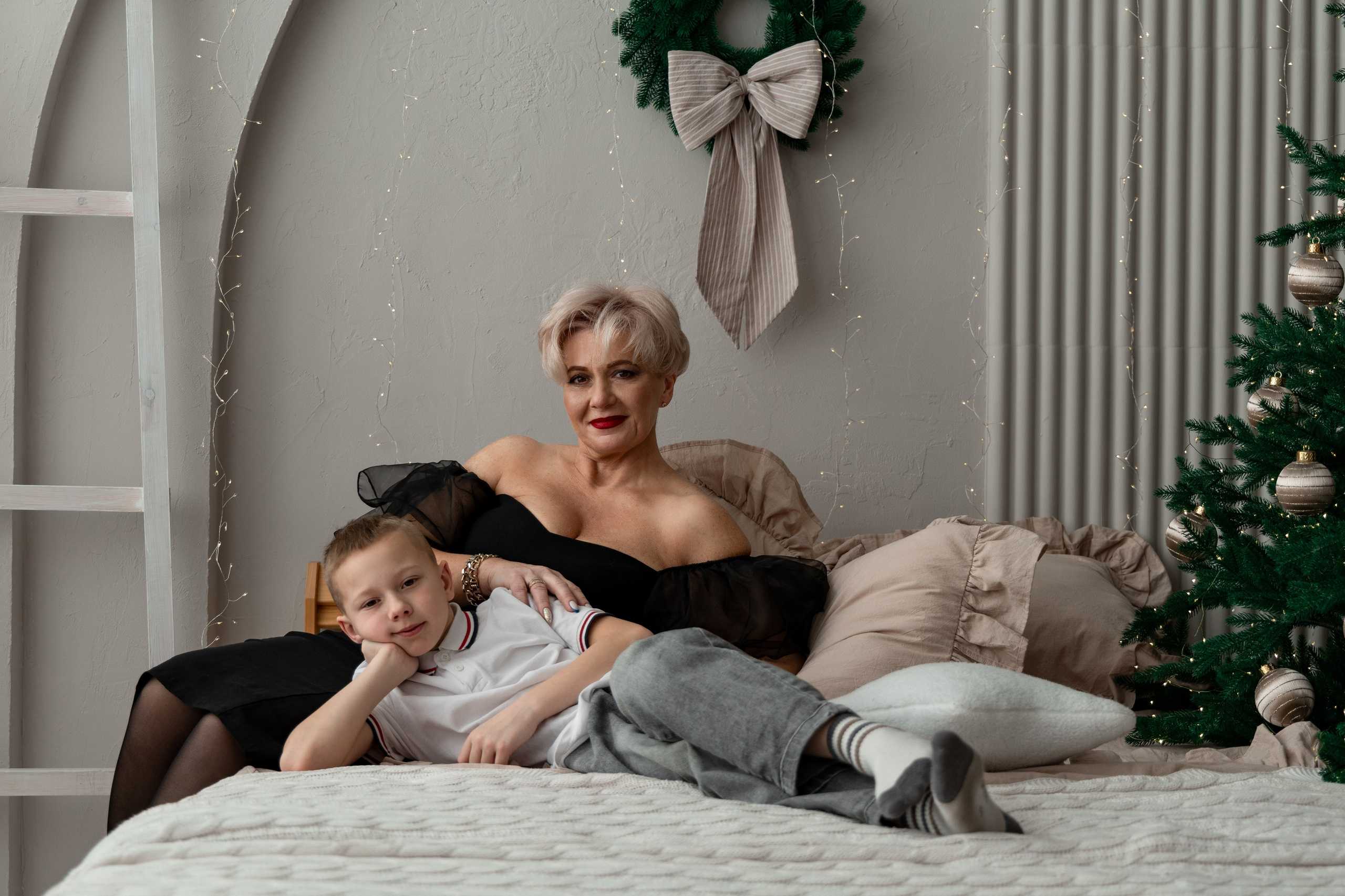 Новогодняя фотосессия/Елизавета с семьей 🤍. Профессиональный фотограф в Омске Писанкина Анастасия