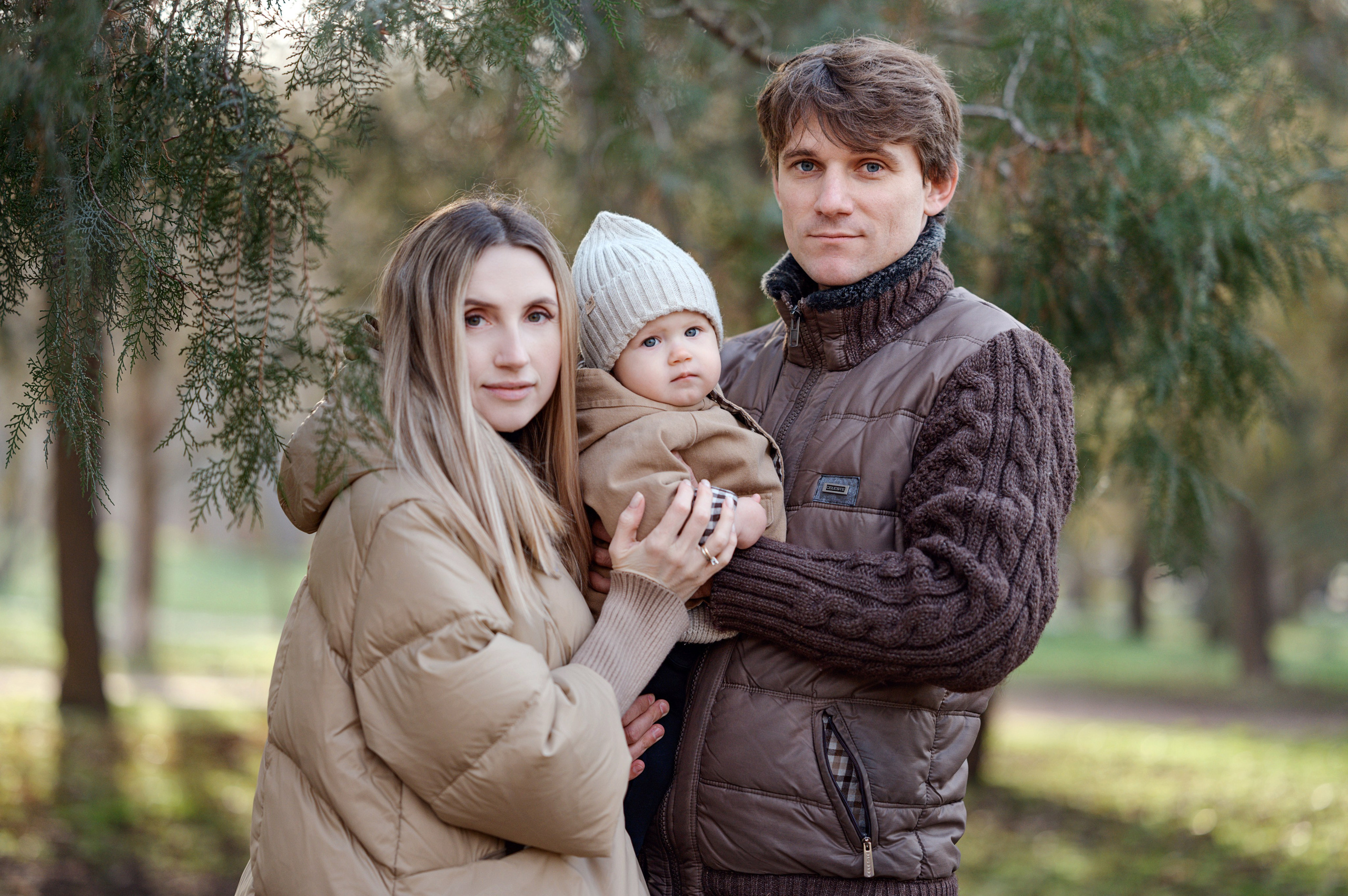 Семейная фотосессия в парке для Сергея, Татьяны и Арины. Фотограф Симферополь Крым Ольга Топоривская