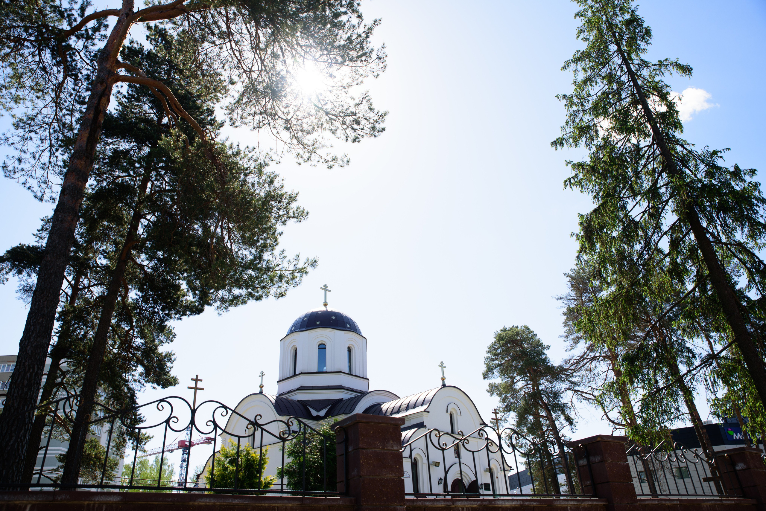 Фотосессия крещения в Минске. Церковь в Уручье. Свадебный и семейный фотограф в Минске Филиппович Александр