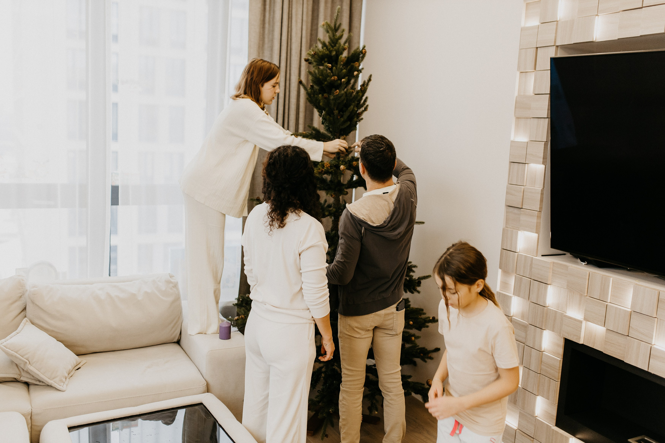 Домашняя предновогодняя история. Семейный фотограф Маша Тимофеева | Москва